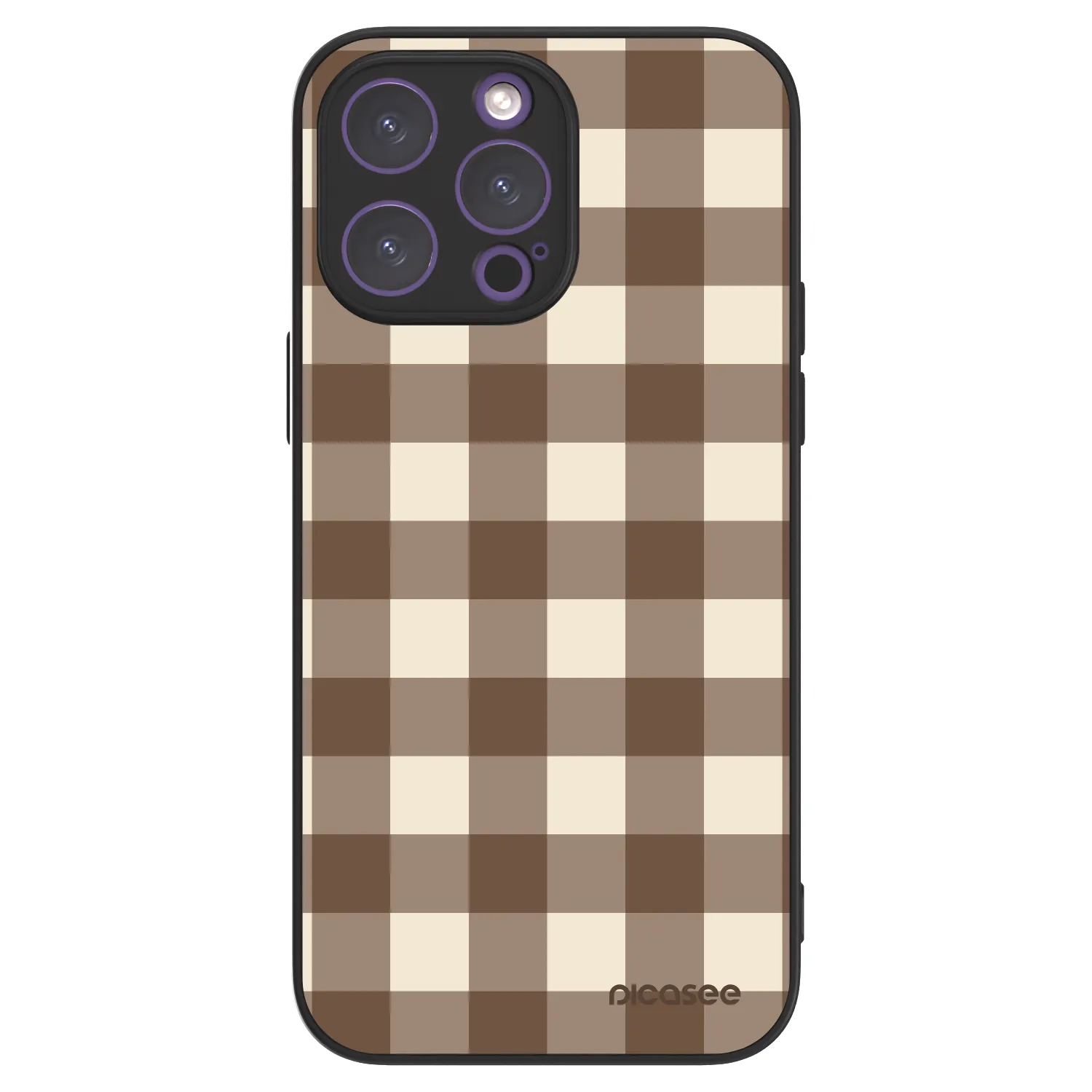 Picasee ULTIMATE CASE MagSafe za Apple iPhone 14 Pro Max - Brown grid