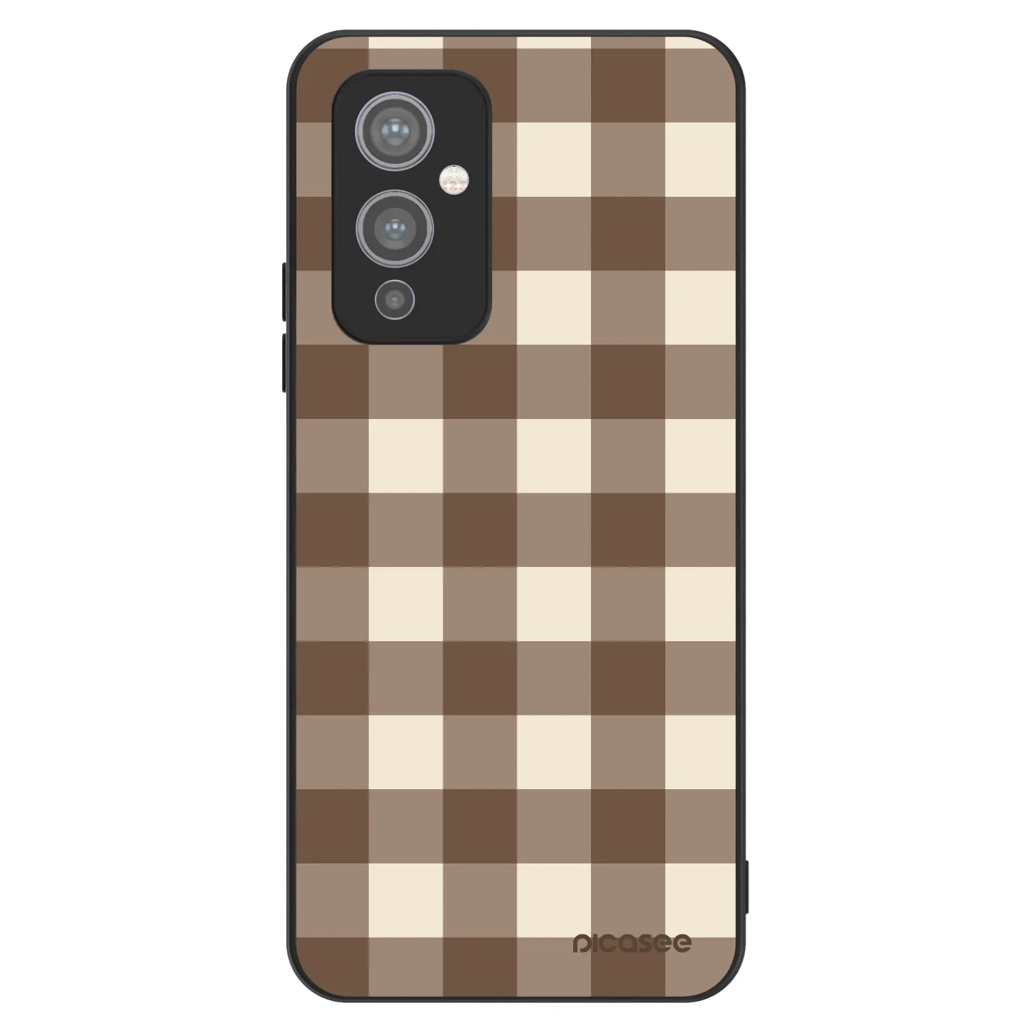 Picasee ULTIMATE CASE za OnePlus 9 - Brown grid