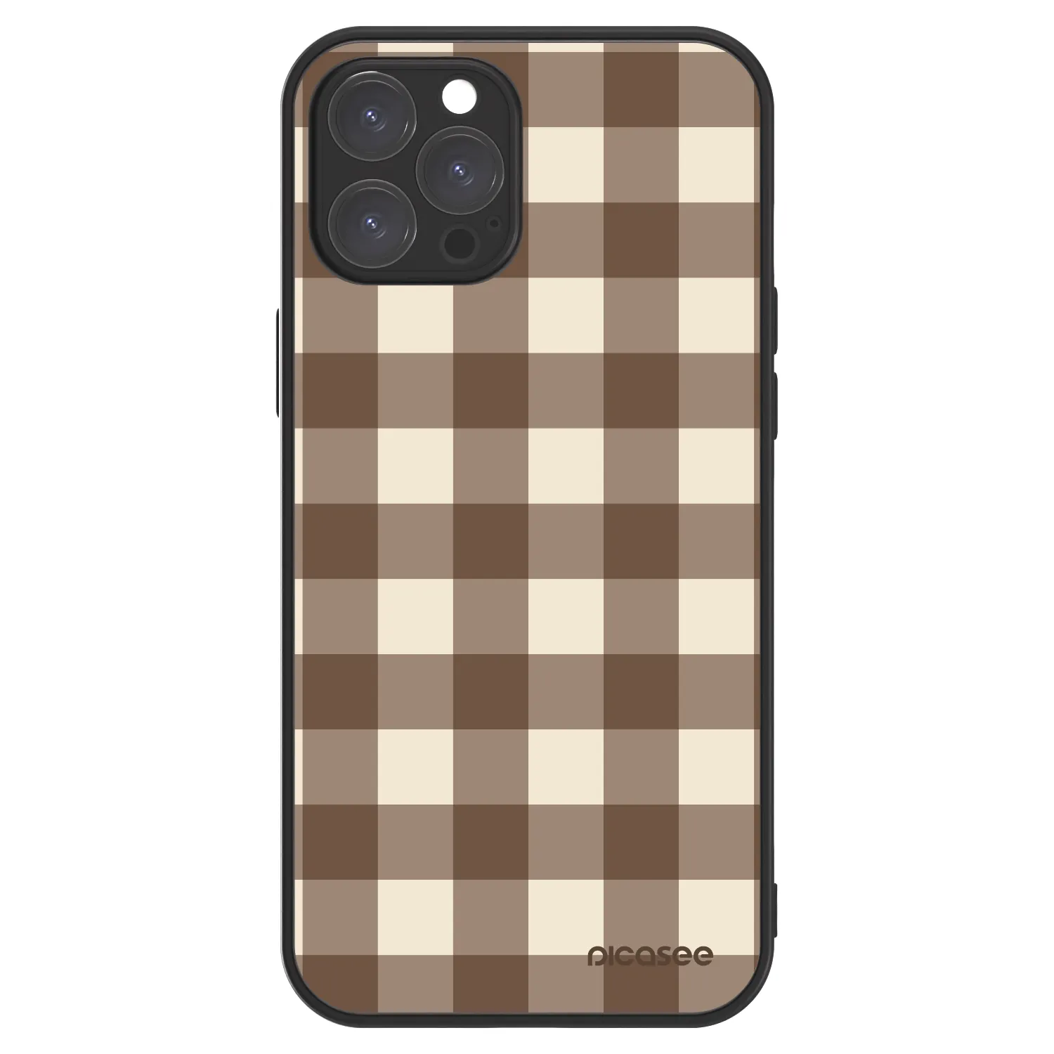 Picasee ULTIMATE CASE MagSafe za Apple iPhone 12 Pro Max - Brown grid
