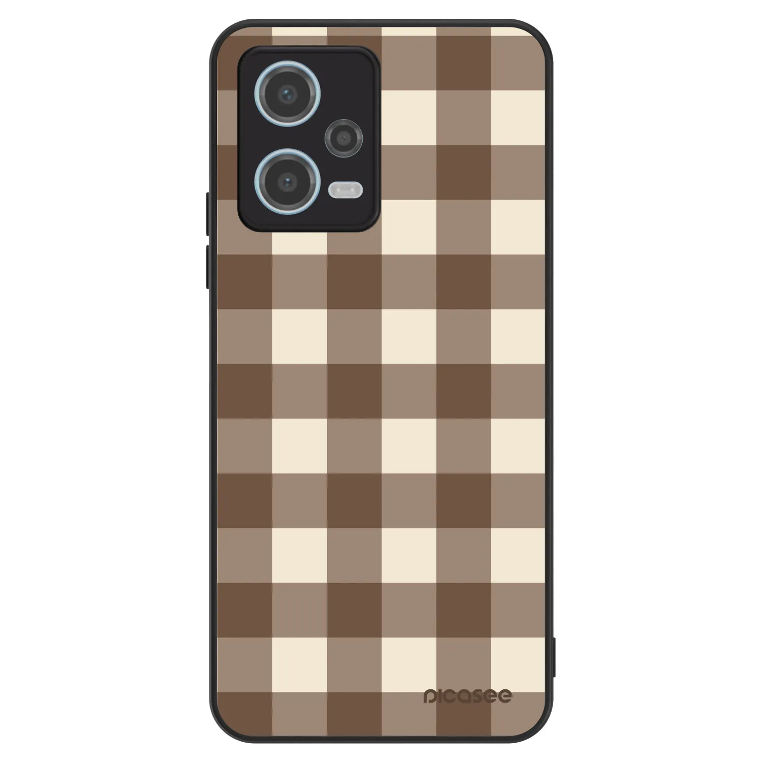Picasee ULTIMATE CASE za Xiaomi Redmi Note 12 5G - Brown grid