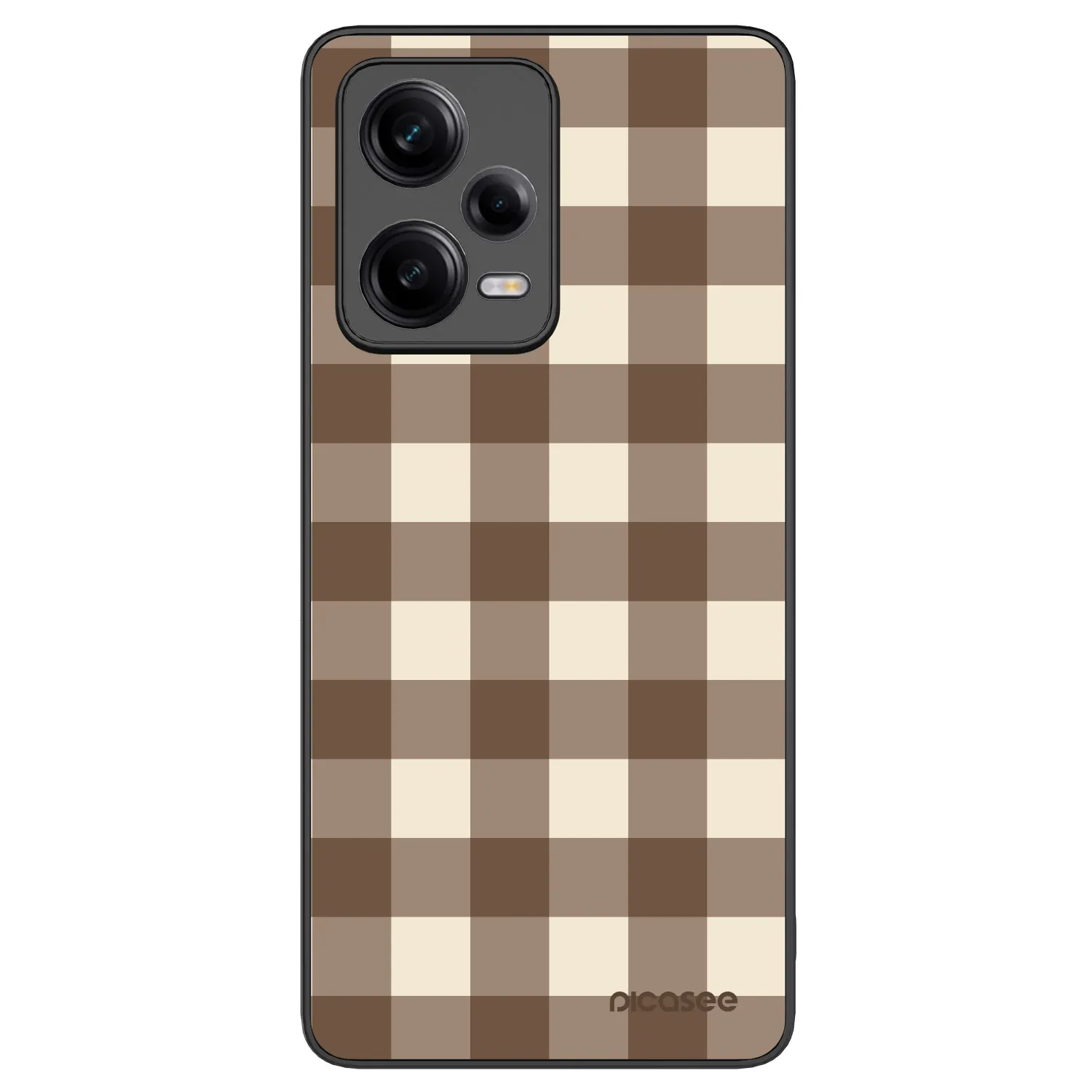 Picasee ULTIMATE CASE za Xiaomi Redmi Note 12 Pro+ 5G - Brown grid