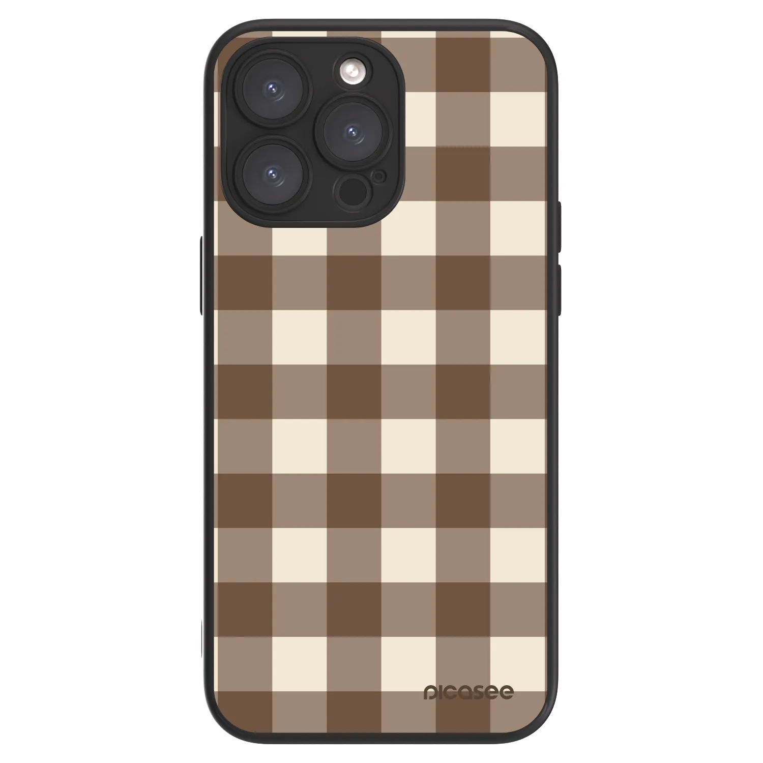 Picasee ULTIMATE CASE za Apple iPhone 15 Pro Max - Brown grid