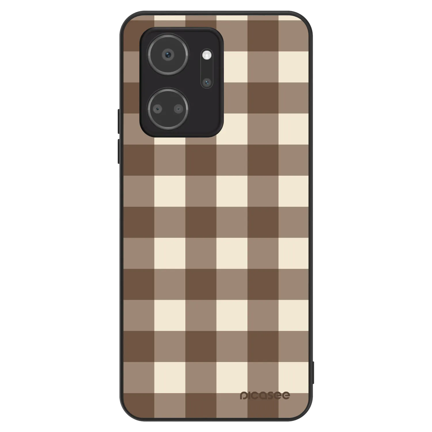 Picasee ULTIMATE CASE za Honor X7a - Brown grid