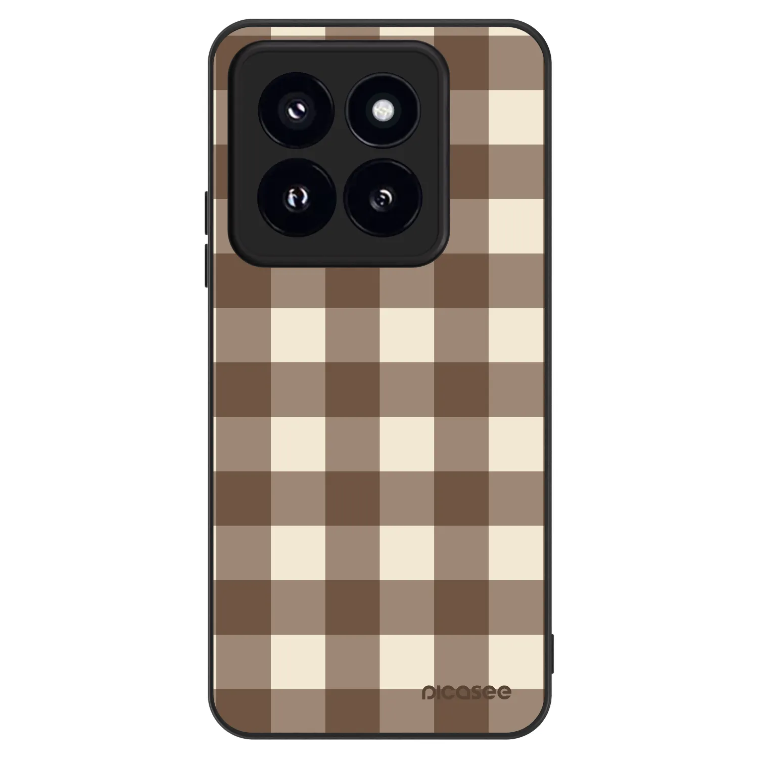 Picasee ULTIMATE CASE za Xiaomi 14 Pro - Brown grid