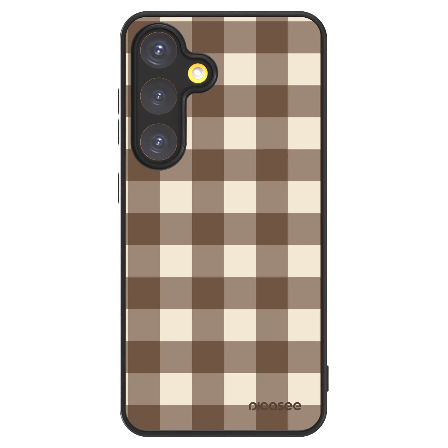 Picasee ULTIMATE CASE za Samsung Galaxy S24 S921B 5G - Brown grid