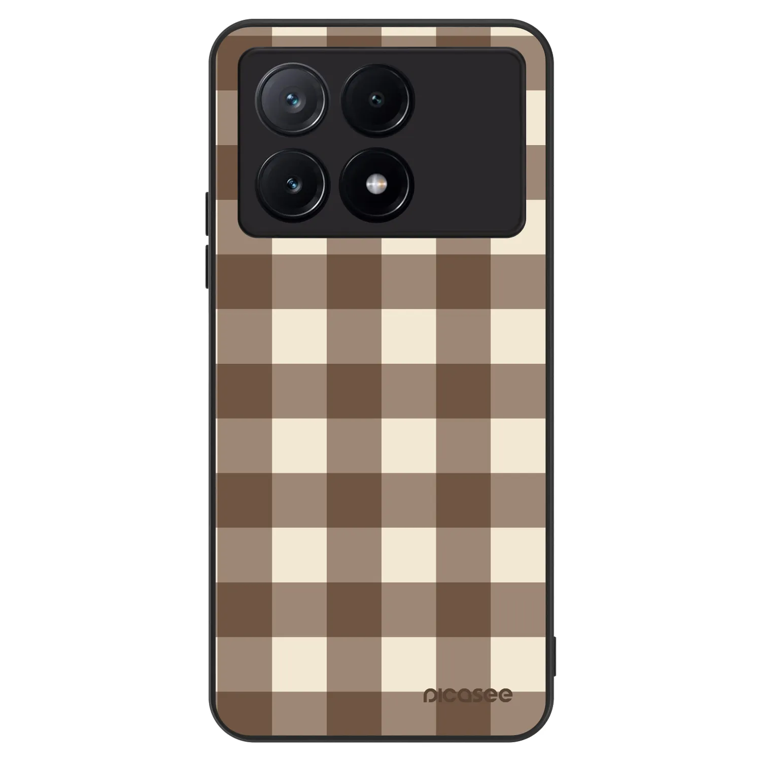 Picasee ULTIMATE CASE za Xiaomi Poco X6 Pro - Brown grid