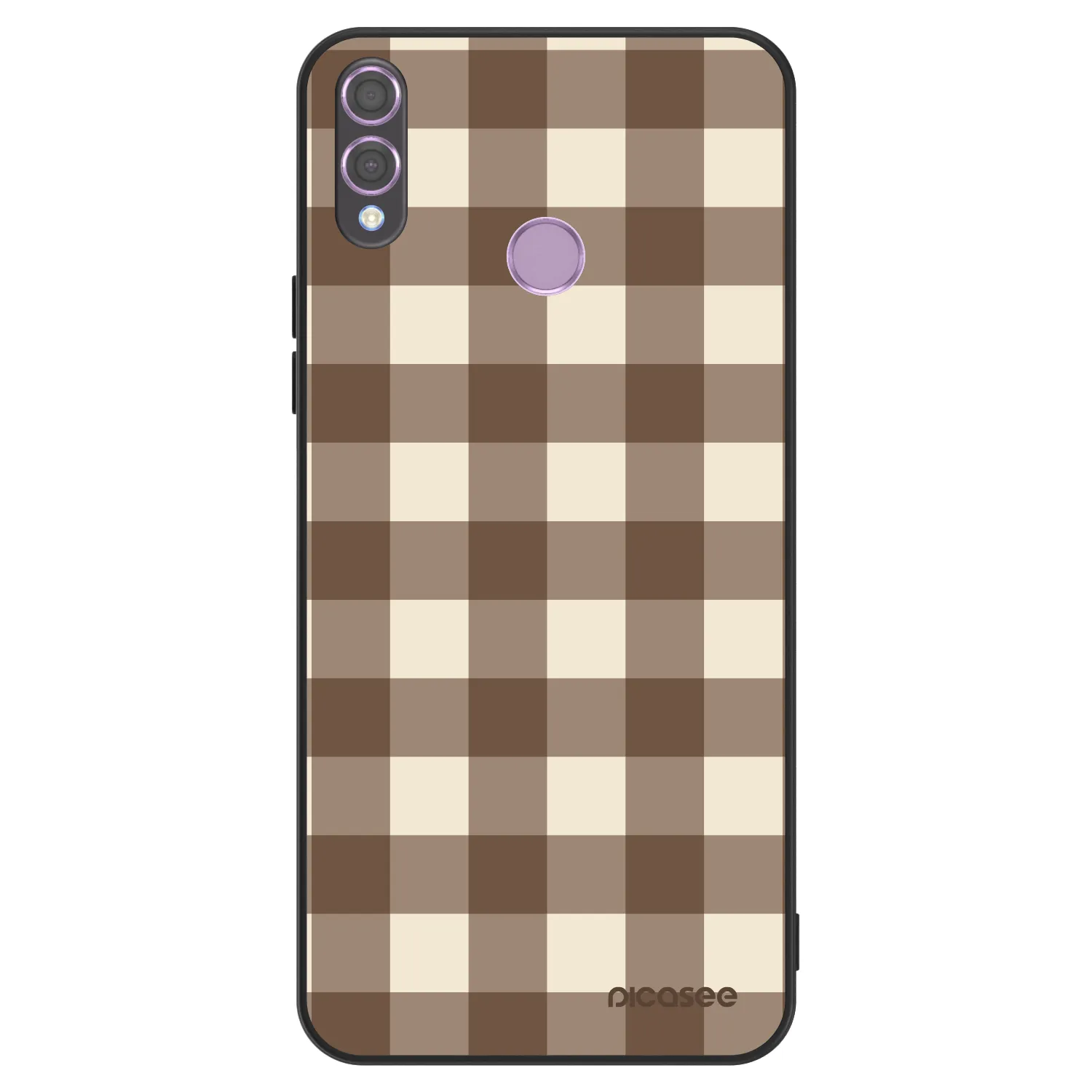 Picasee ULTIMATE CASE za Honor 8X - Brown grid