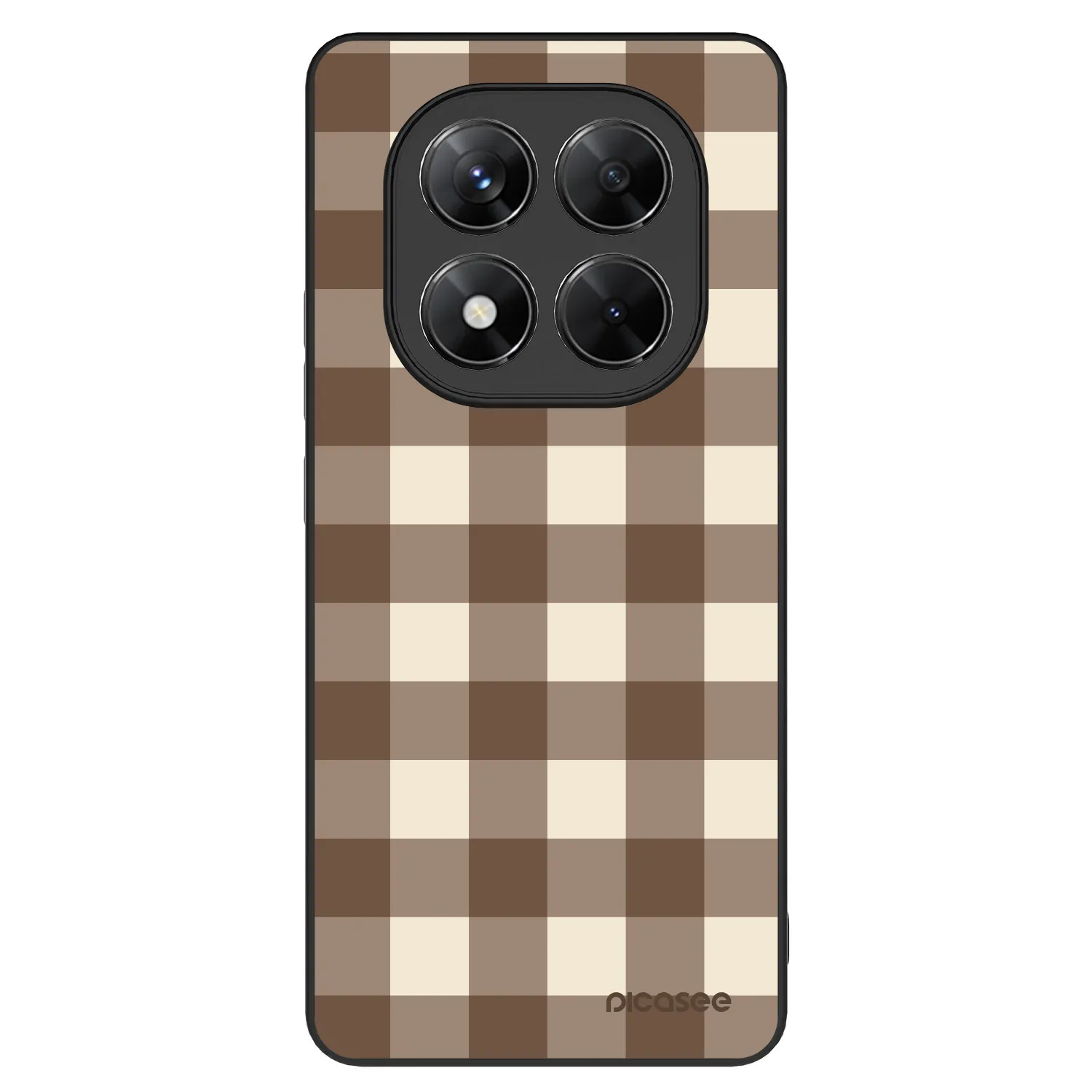 Picasee ULTIMATE CASE za Xiaomi Redmi Note 14 Pro 5G - Brown grid