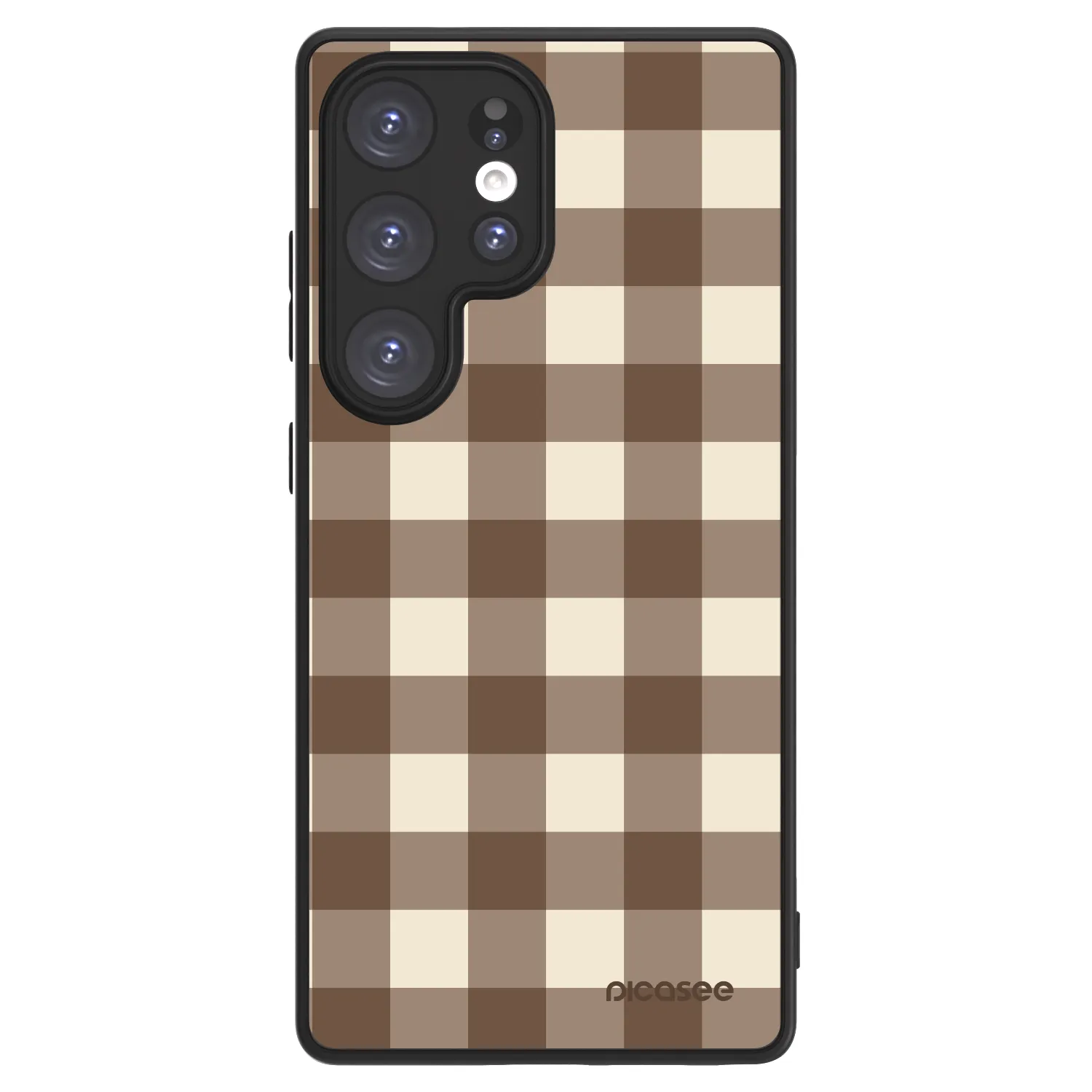 Picasee ULTIMATE CASE za Samsung Galaxy S25 Ultra 5G - Brown grid