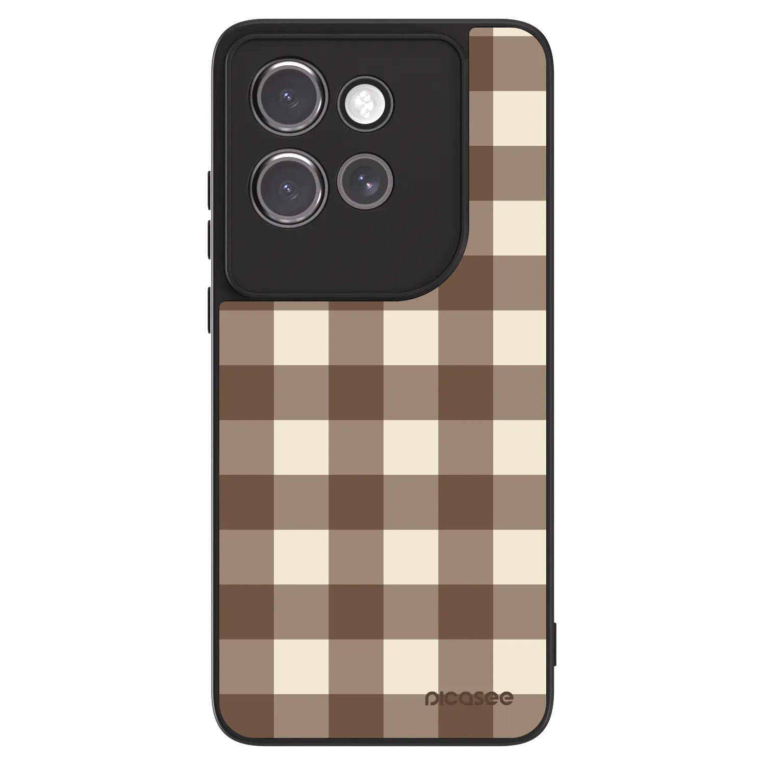 Picasee ULTIMATE CASE za Motorola Edge 50 Neo - Brown grid