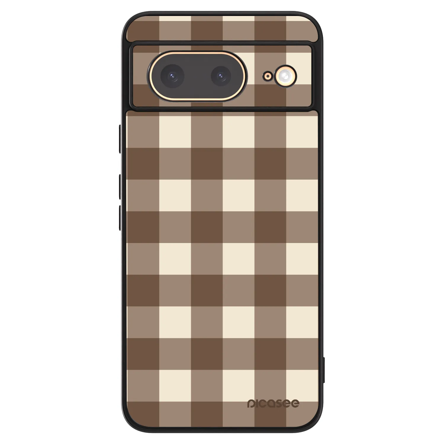 Picasee ULTIMATE CASE za Google Pixel 8 - Brown grid