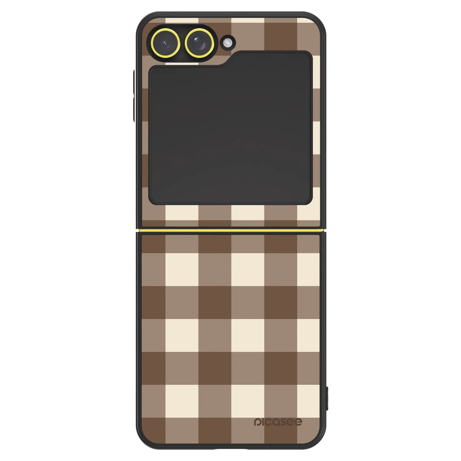 Picasee ULTIMATE CASE za Samsung Galaxy Z Flip5 5G - Brown grid