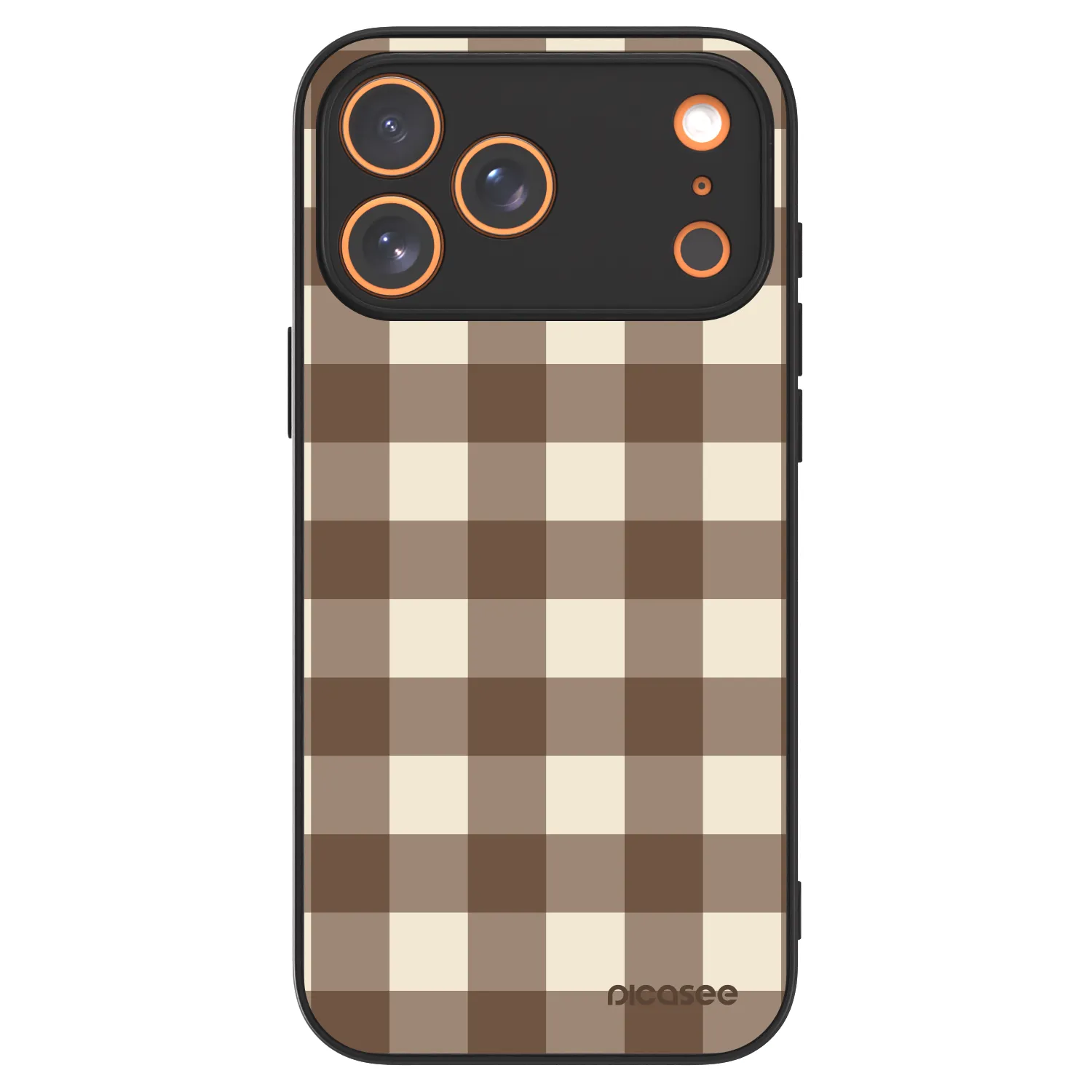 Picasee ULTIMATE CASE za Apple iPhone 17 Pro Max - Brown grid