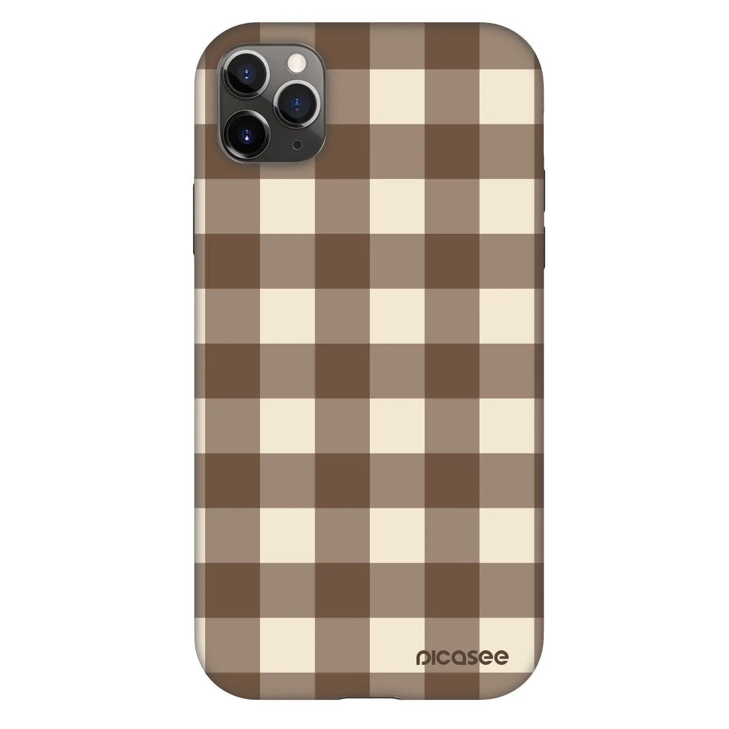 Picasee Fashion Case za Apple iPhone 11 Pro Max - Brown grid