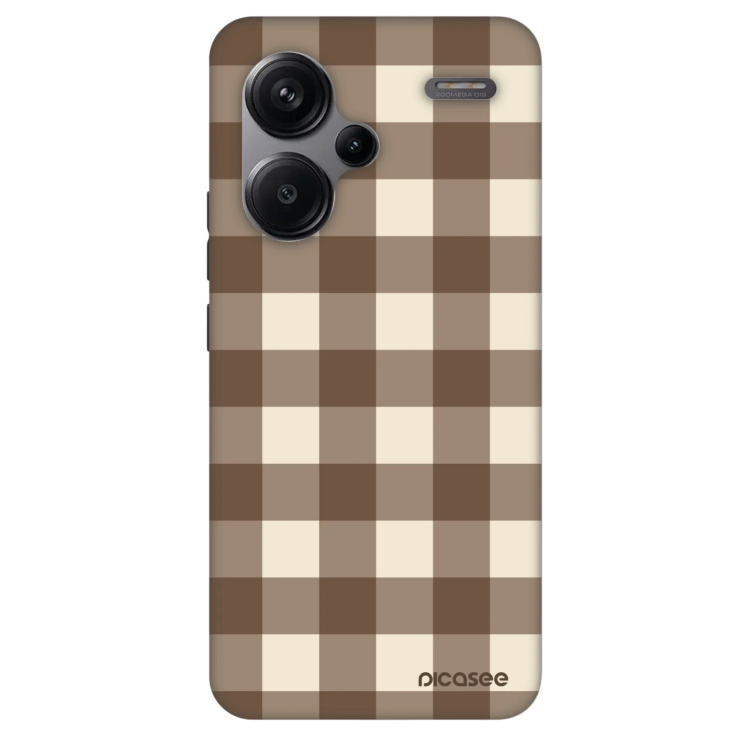 Picasee Fashion Case za Xiaomi Redmi Note 13 Pro+ 5G - Brown grid
