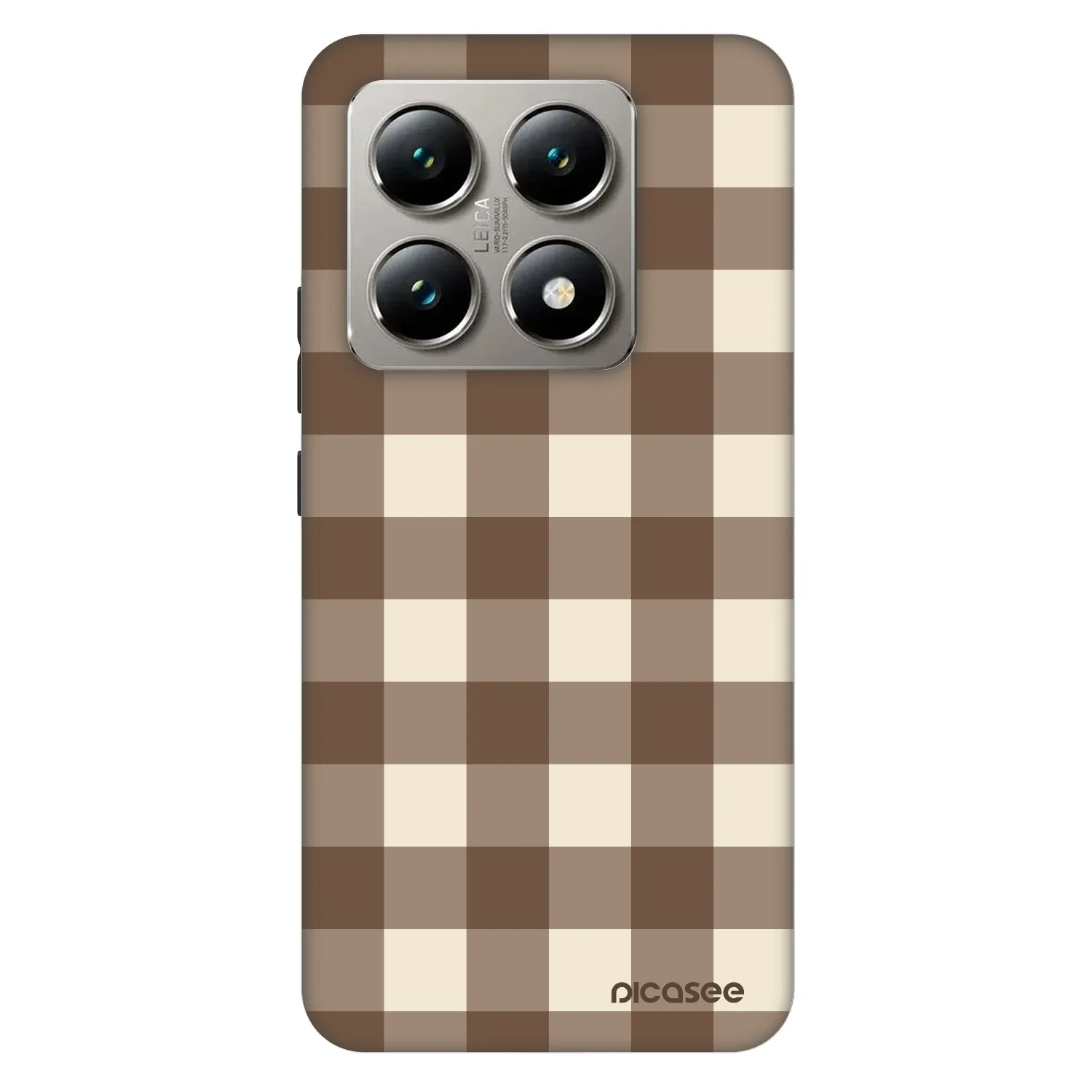 Picasee Fashion Case za Xiaomi 14T Pro - Brown grid
