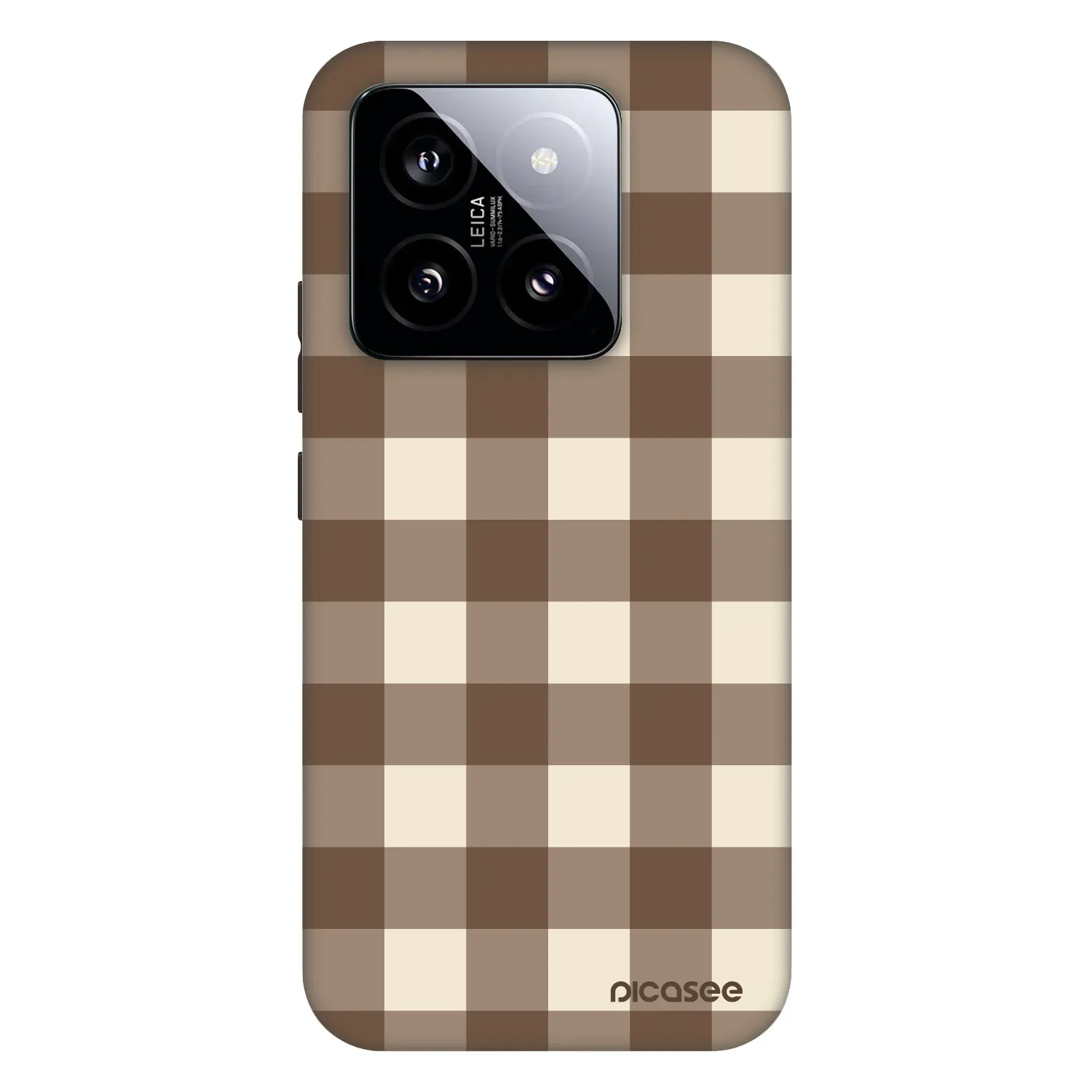 Picasee Fashion Case za Xiaomi 14 - Brown grid