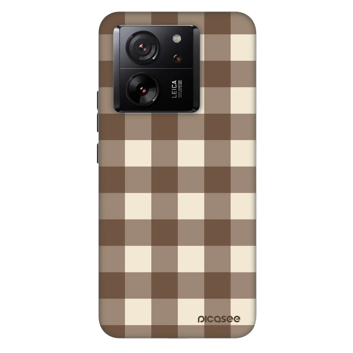 Picasee Fashion Case za Xiaomi 13T Pro - Brown grid