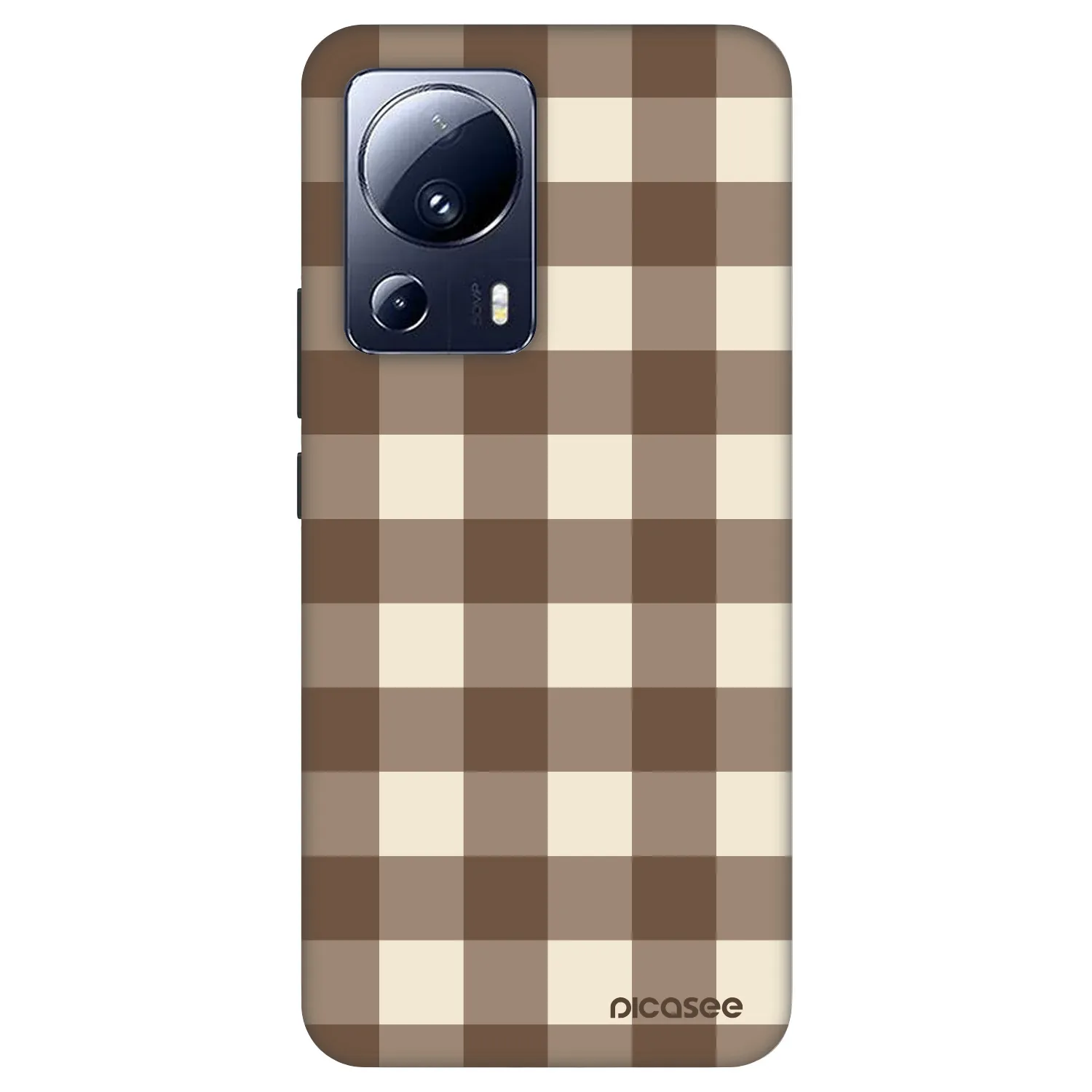 Picasee Fashion Case za Xiaomi 13 Lite - Brown grid