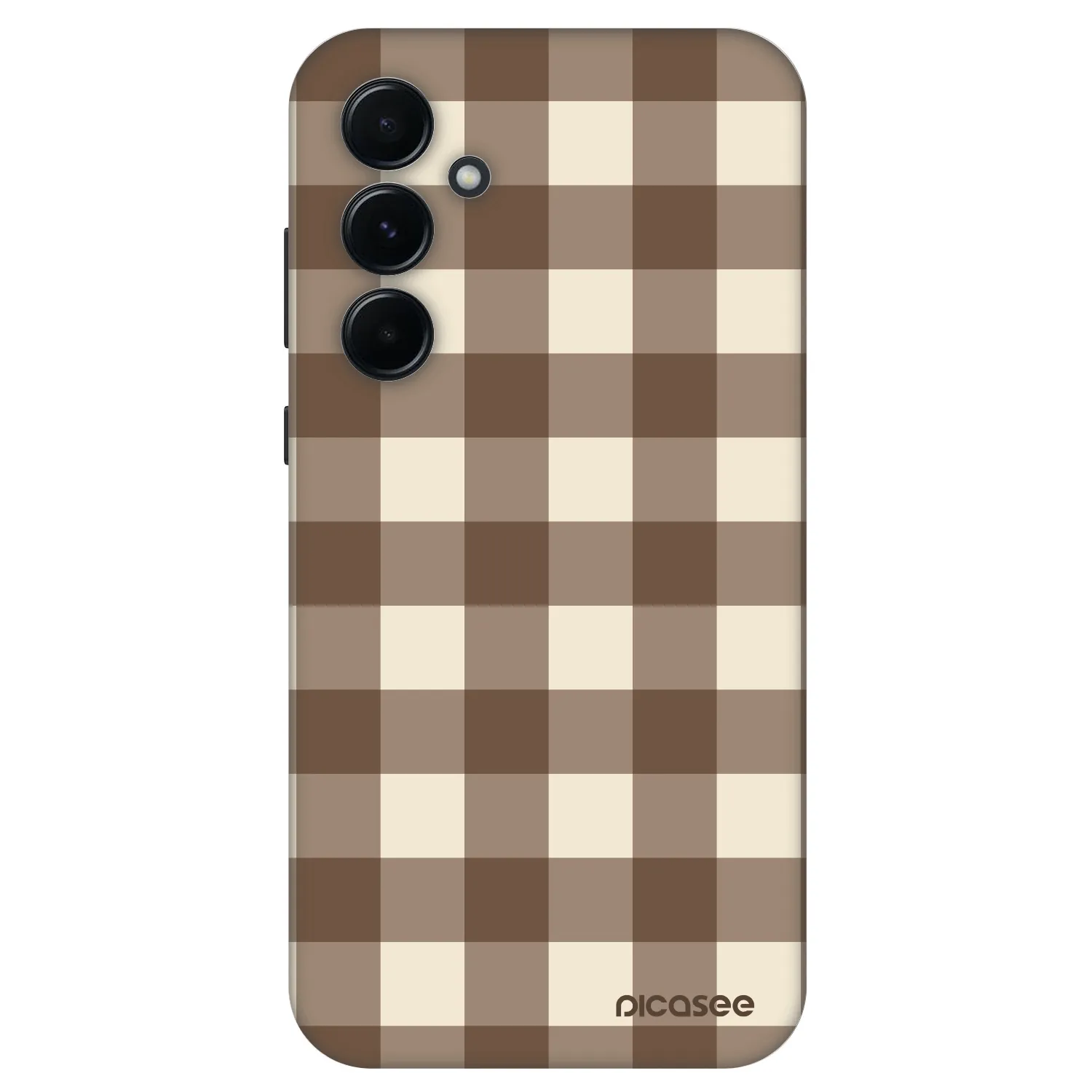 Picasee Fashion Case za Samsung Galaxy A55 5G A556B - Brown grid