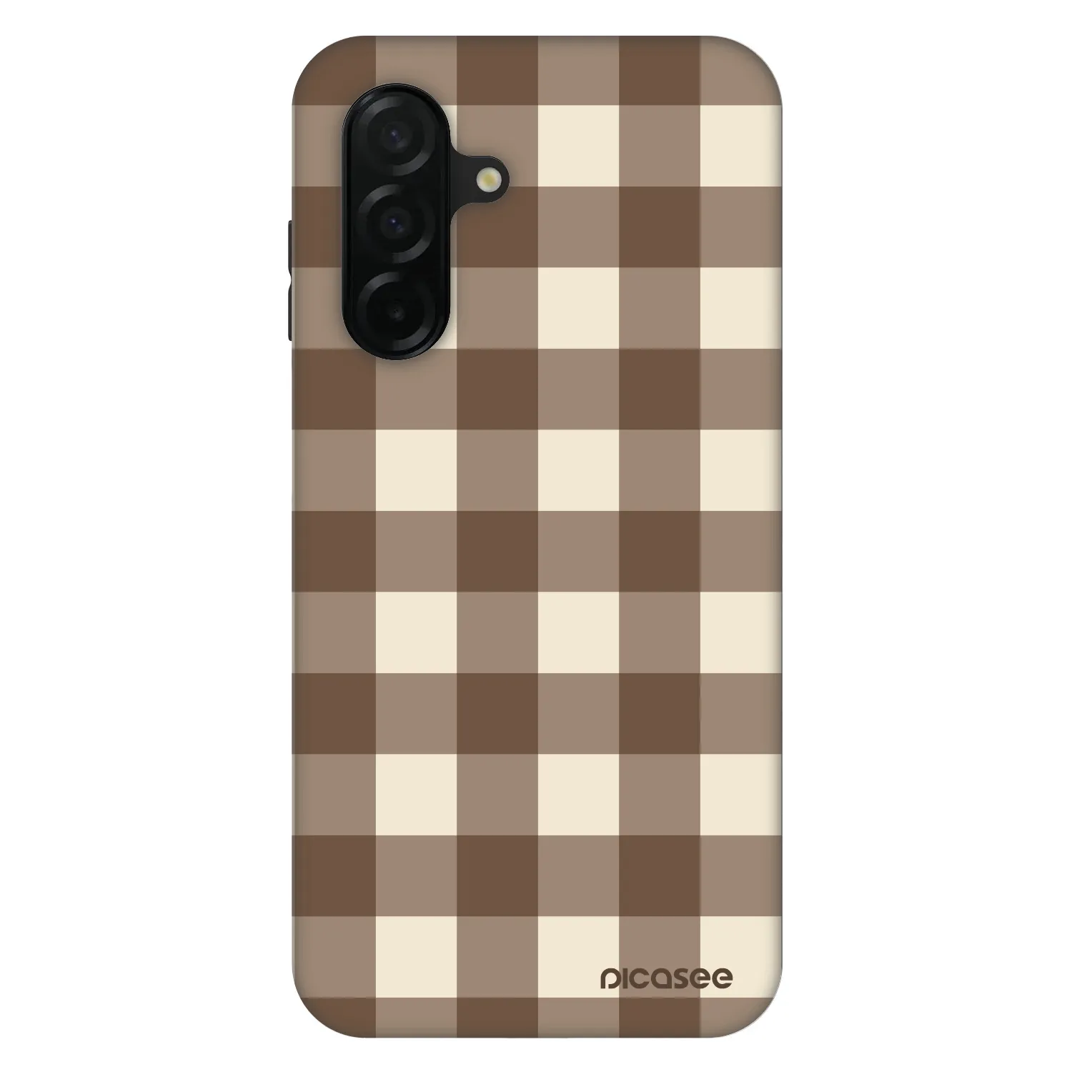 Picasee Fashion Case za Samsung Galaxy A26 5G A266B - Brown grid