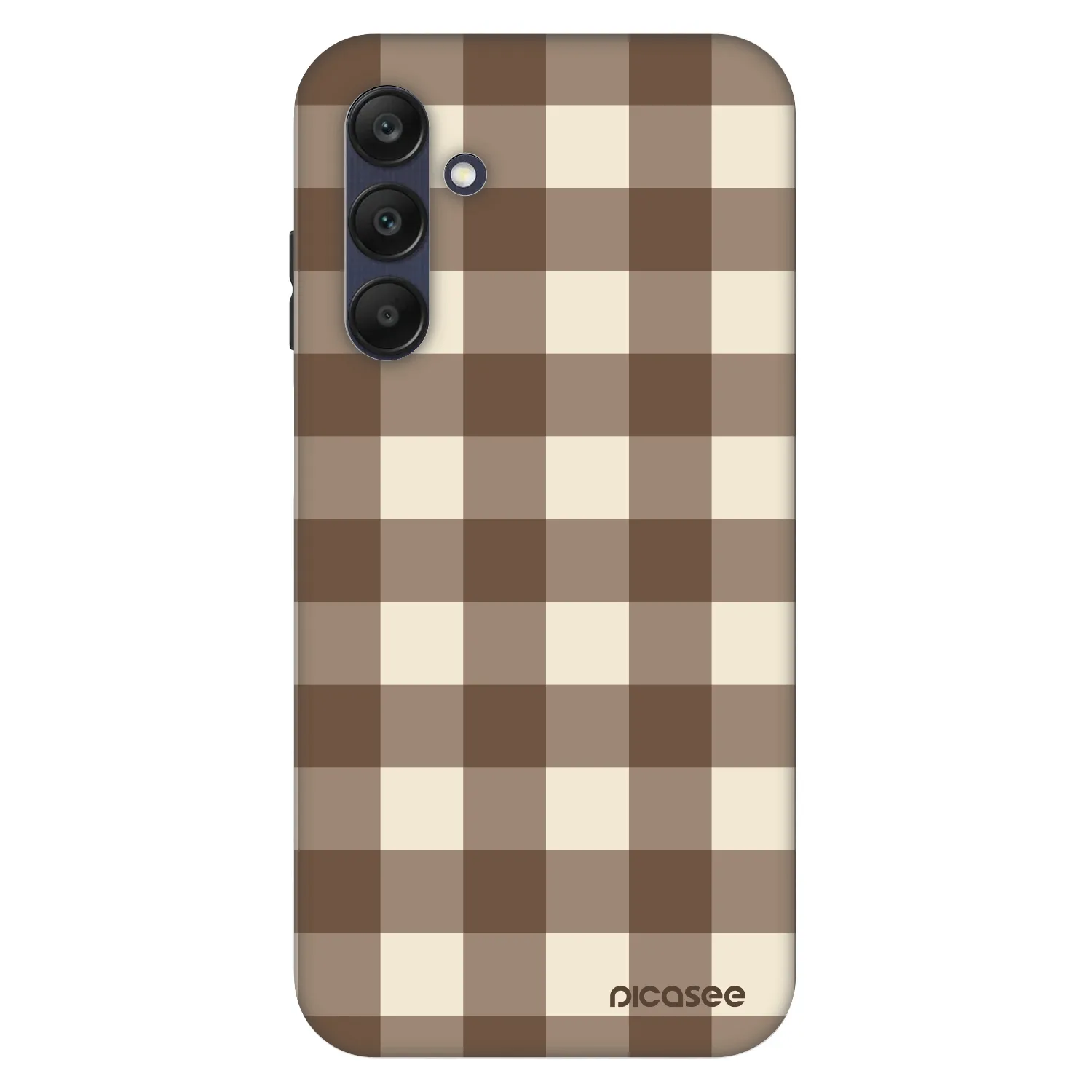 Picasee Fashion Case za Samsung Galaxy A25 A256B 5G - Brown grid