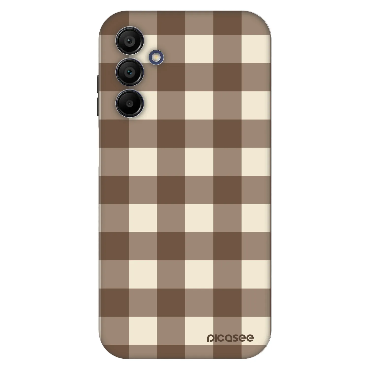 Picasee Fashion Case za Samsung Galaxy A15 A155F 4G - Brown grid
