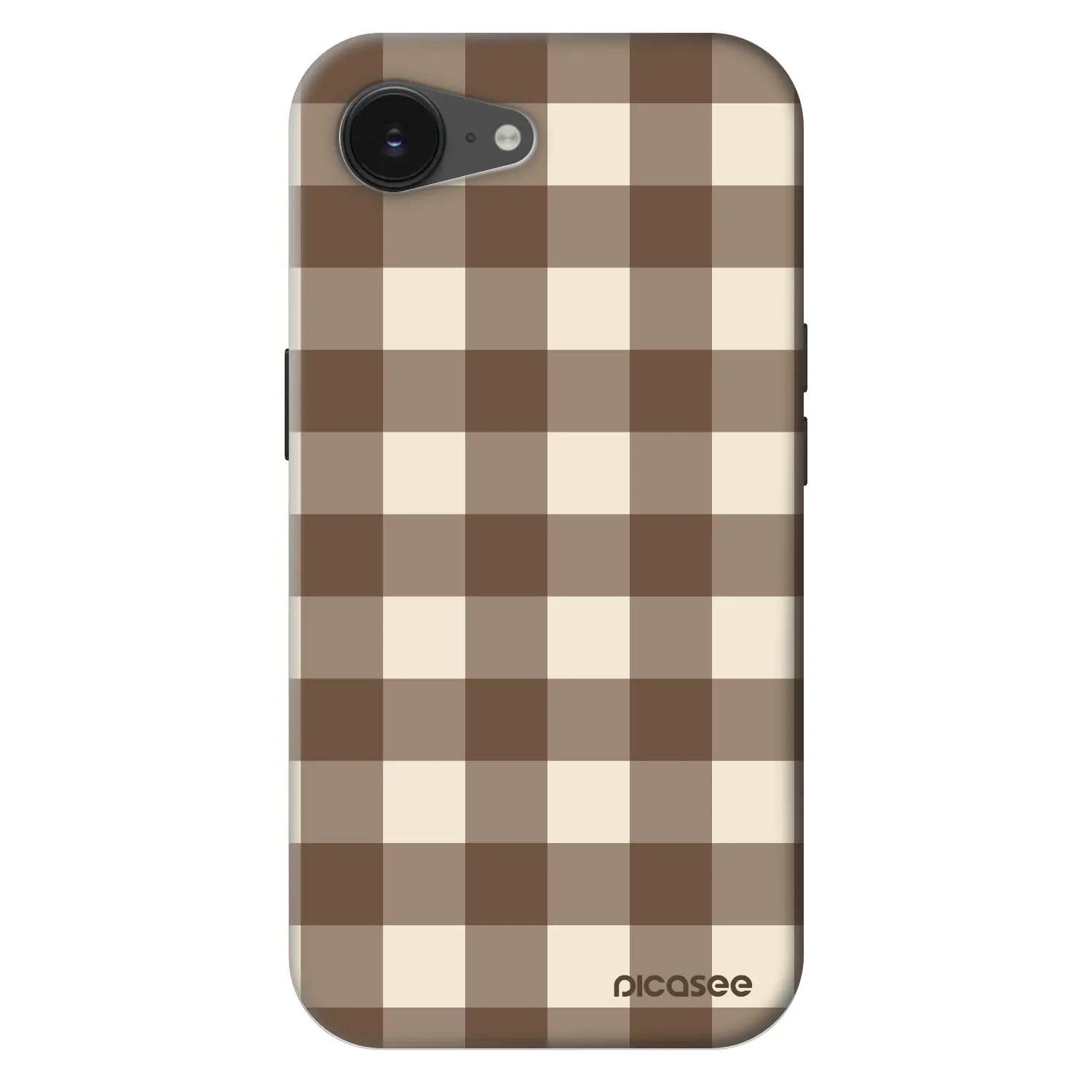 Picasee Fashion Case MagSafe za Apple iPhone 16e - Brown grid