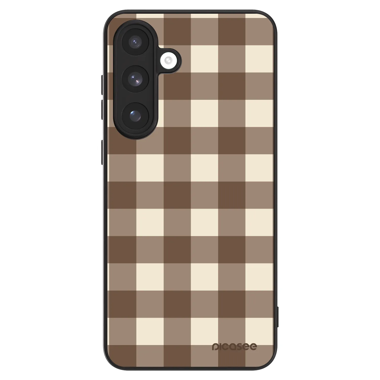 Picasee ULTIMATE CASE PowerShare za Samsung Galaxy S25 FE 5G - Brown grid