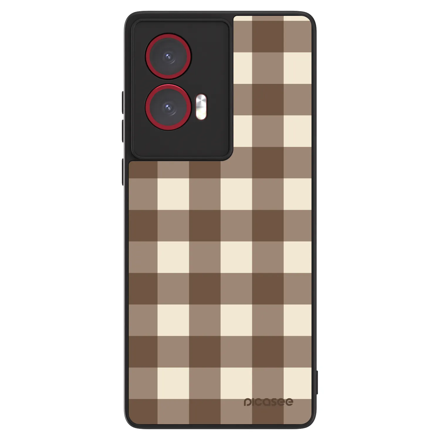 Picasee ULTIMATE CASE za Motorola Edge 50 Fusion - Brown grid