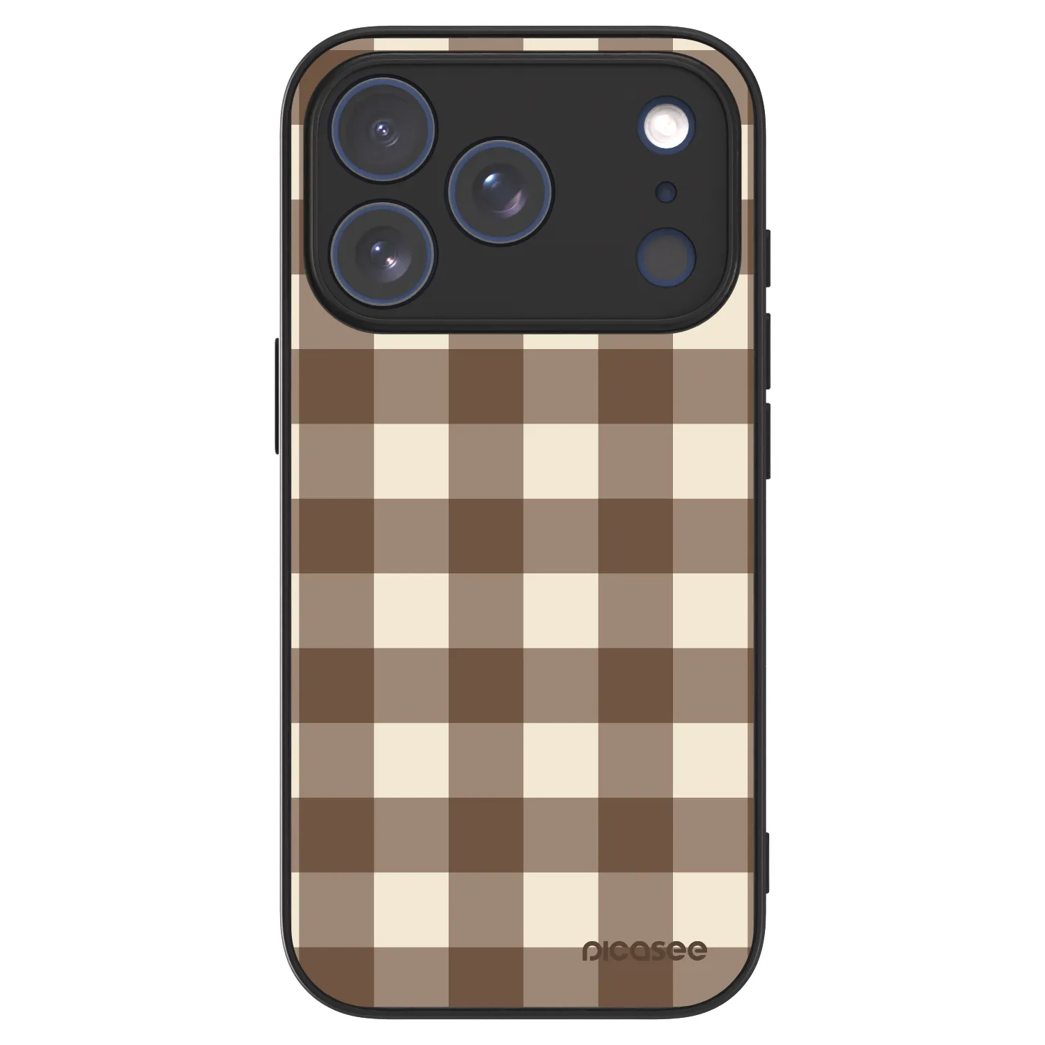 Picasee ULTIMATE CASE za Apple iPhone 18 Pro - Brown grid