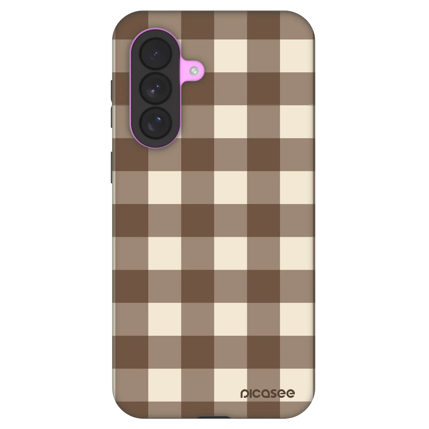 Picasee Fashion Case za Samsung Galaxy A37 - Brown grid