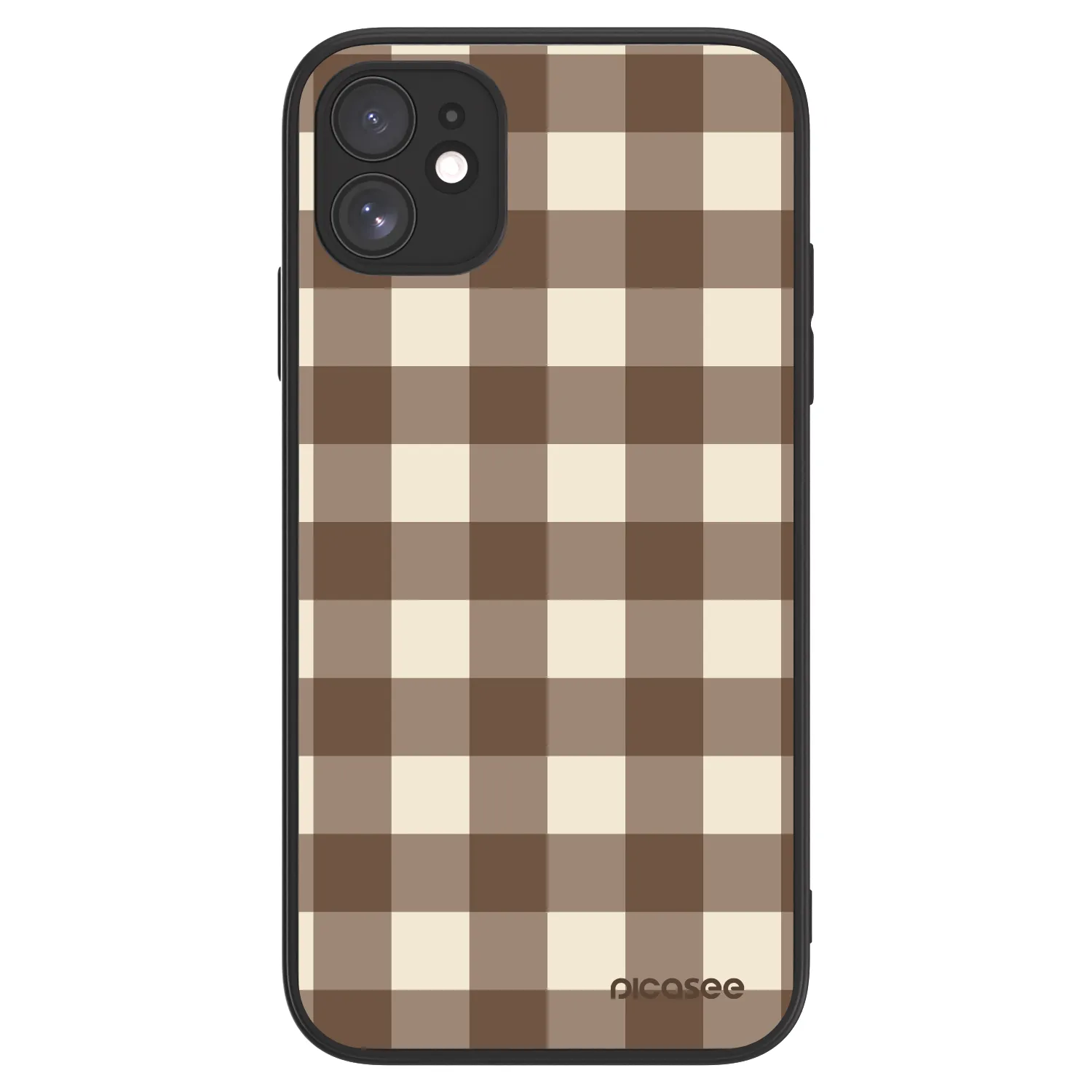 Picasee ULTIMATE CASE za Apple iPhone 11 - Brown grid