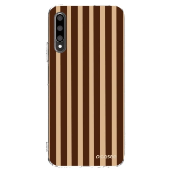 Picasee silikonska prozirna maskica za Honor 9X Pro - Brown lines