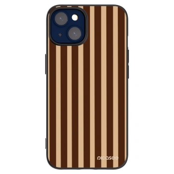 Picasee crna silikonska maskica za Apple iPhone 14 - Brown lines
