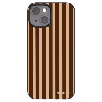 Picasee crna silikonska maskica za Apple iPhone 15 - Brown lines