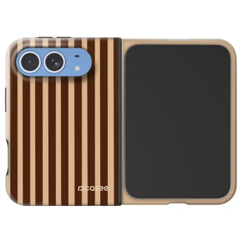 Picasee Fashion Case MagSafe za Apple iPhone Duo - Brown lines