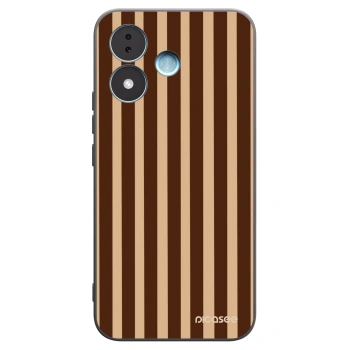 Picasee crna silikonska maskica za Xiaomi Redmi Note 17 5G - Brown lines