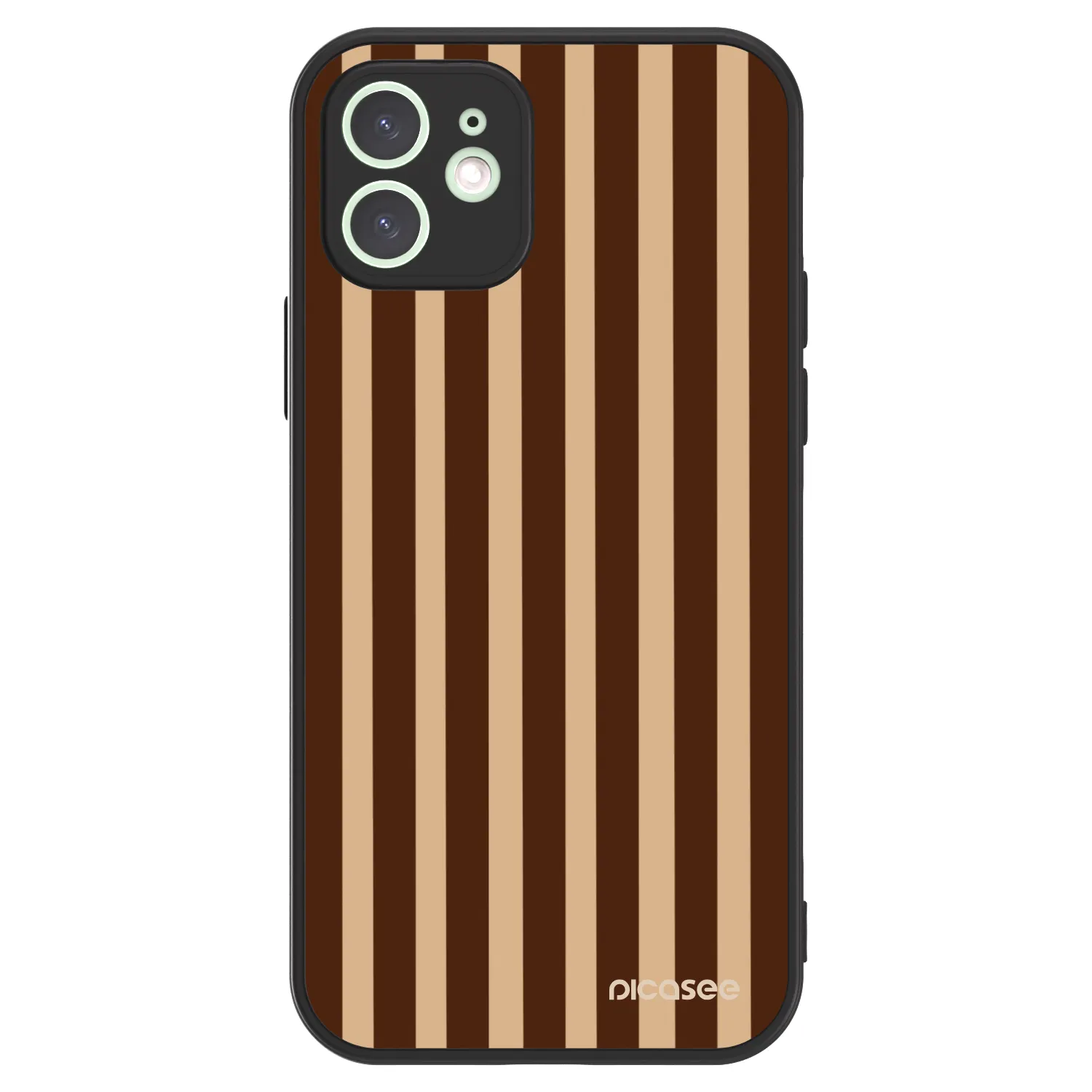 Picasee ULTIMATE CASE za Apple iPhone 12 - Brown lines