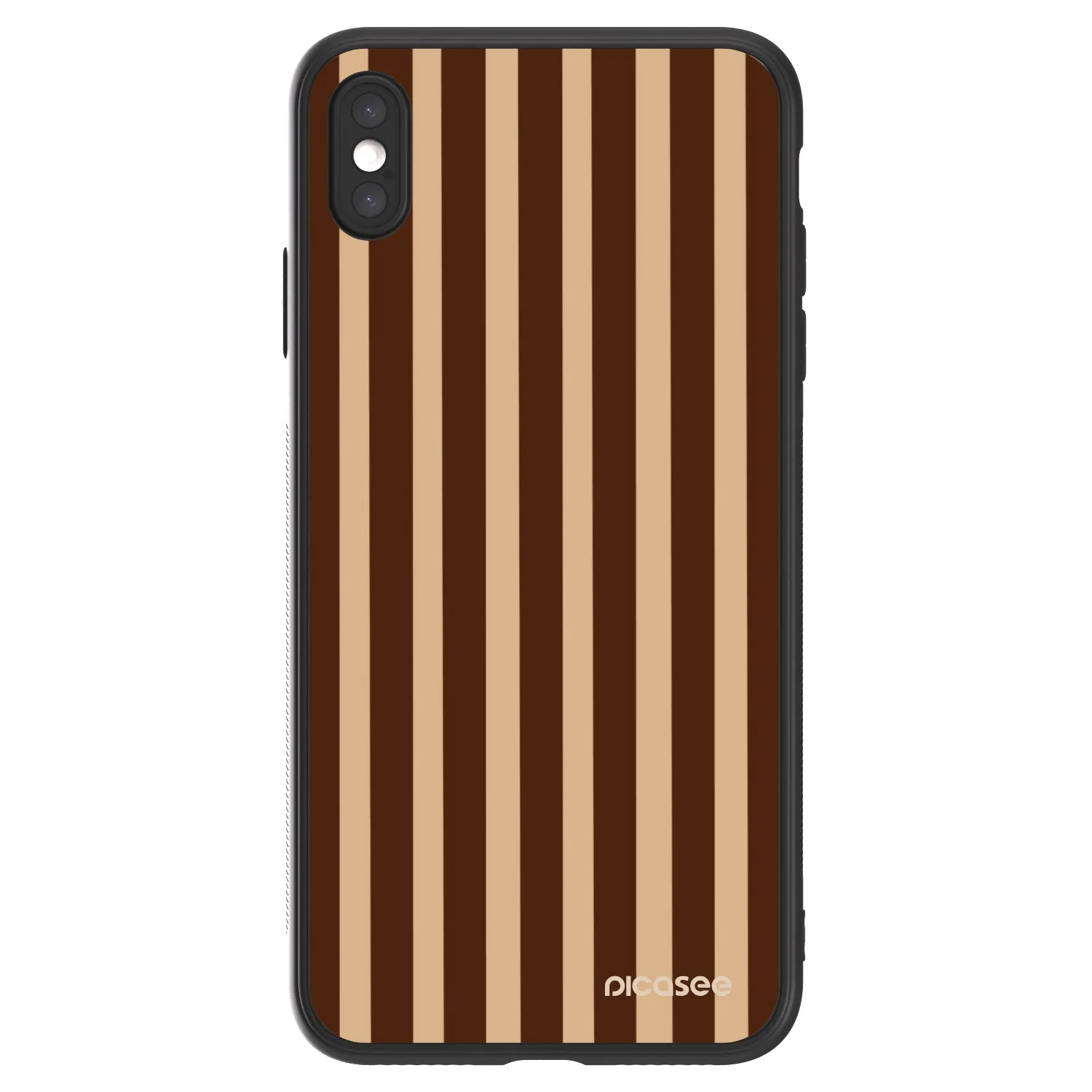 Picasee ULTIMATE CASE za Apple iPhone XS Max - Brown lines