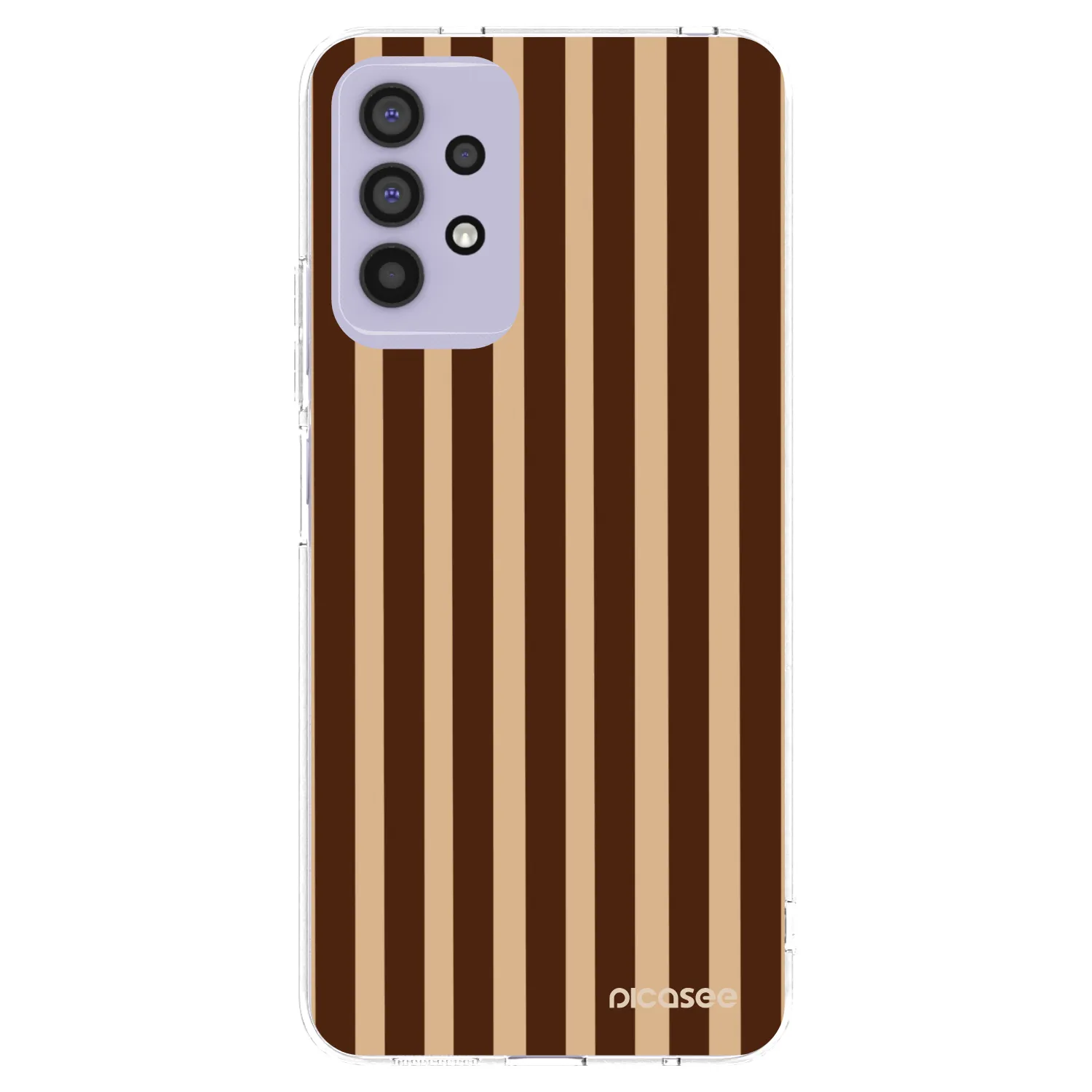 Picasee silikonska prozirna maskica za Samsung Galaxy A32 4G SM-A325F - Brown lines
