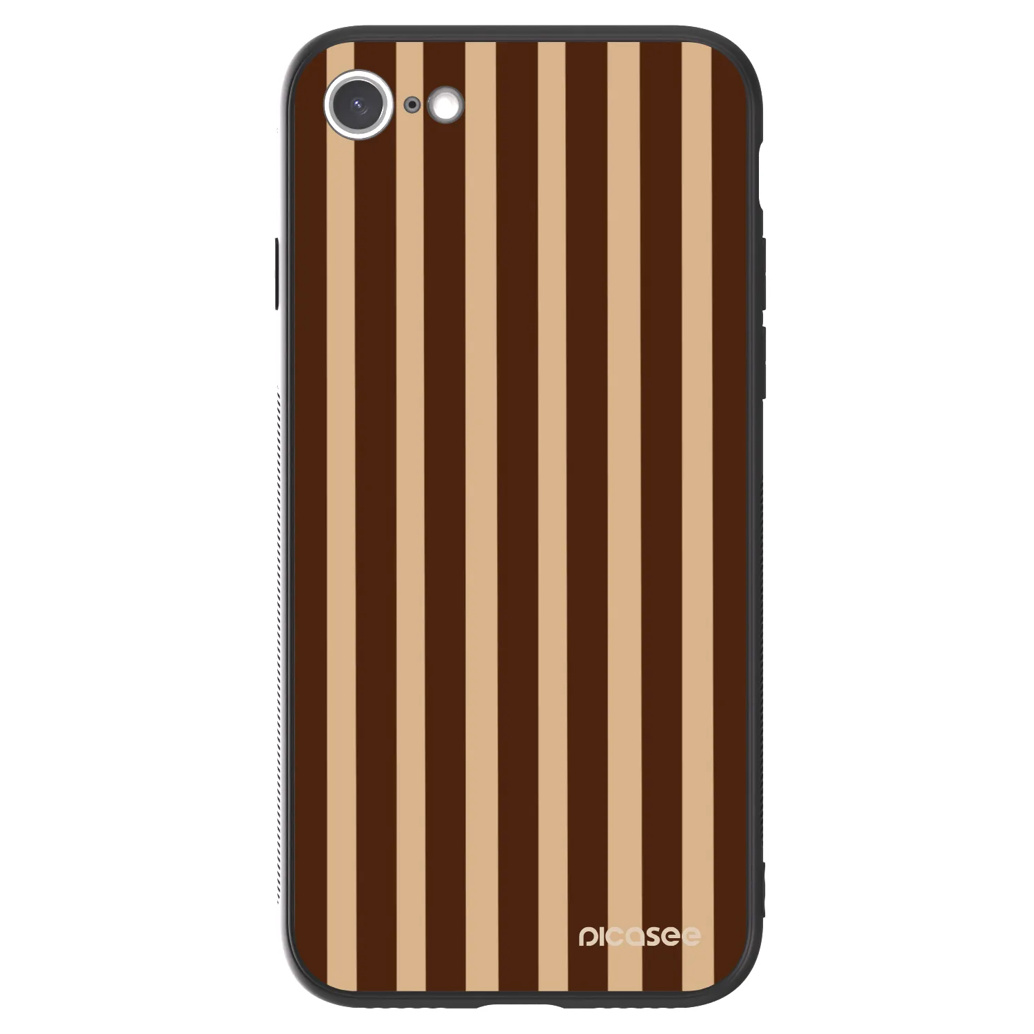 Picasee ULTIMATE CASE za Apple iPhone 8 - Brown lines