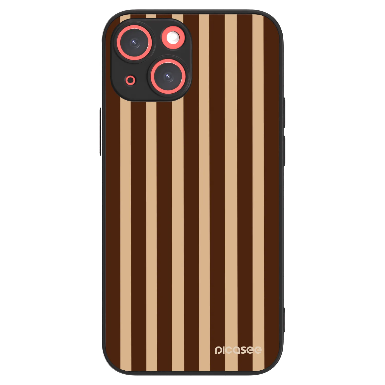 Picasee ULTIMATE CASE MagSafe za Apple iPhone 13 mini - Brown lines