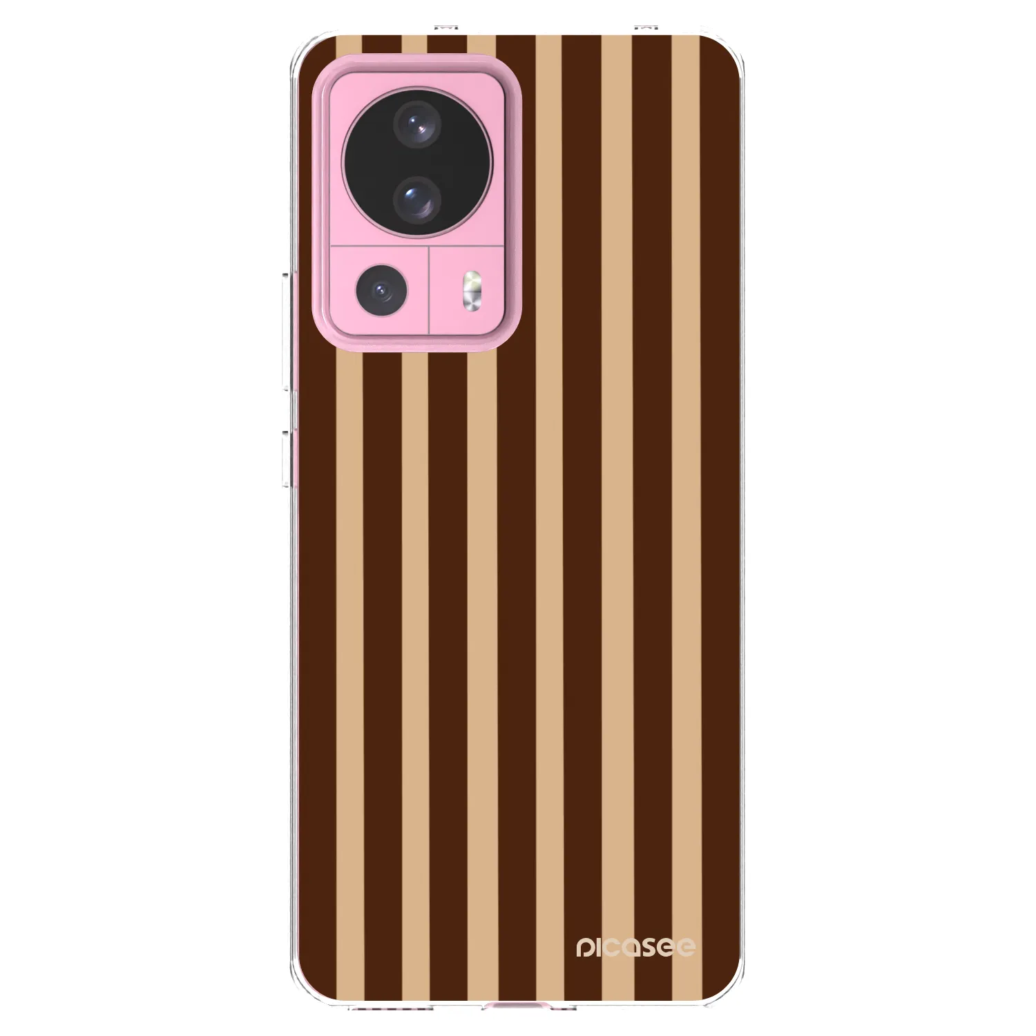 Picasee silikonska prozirna maskica za Xiaomi 13 Lite - Brown lines