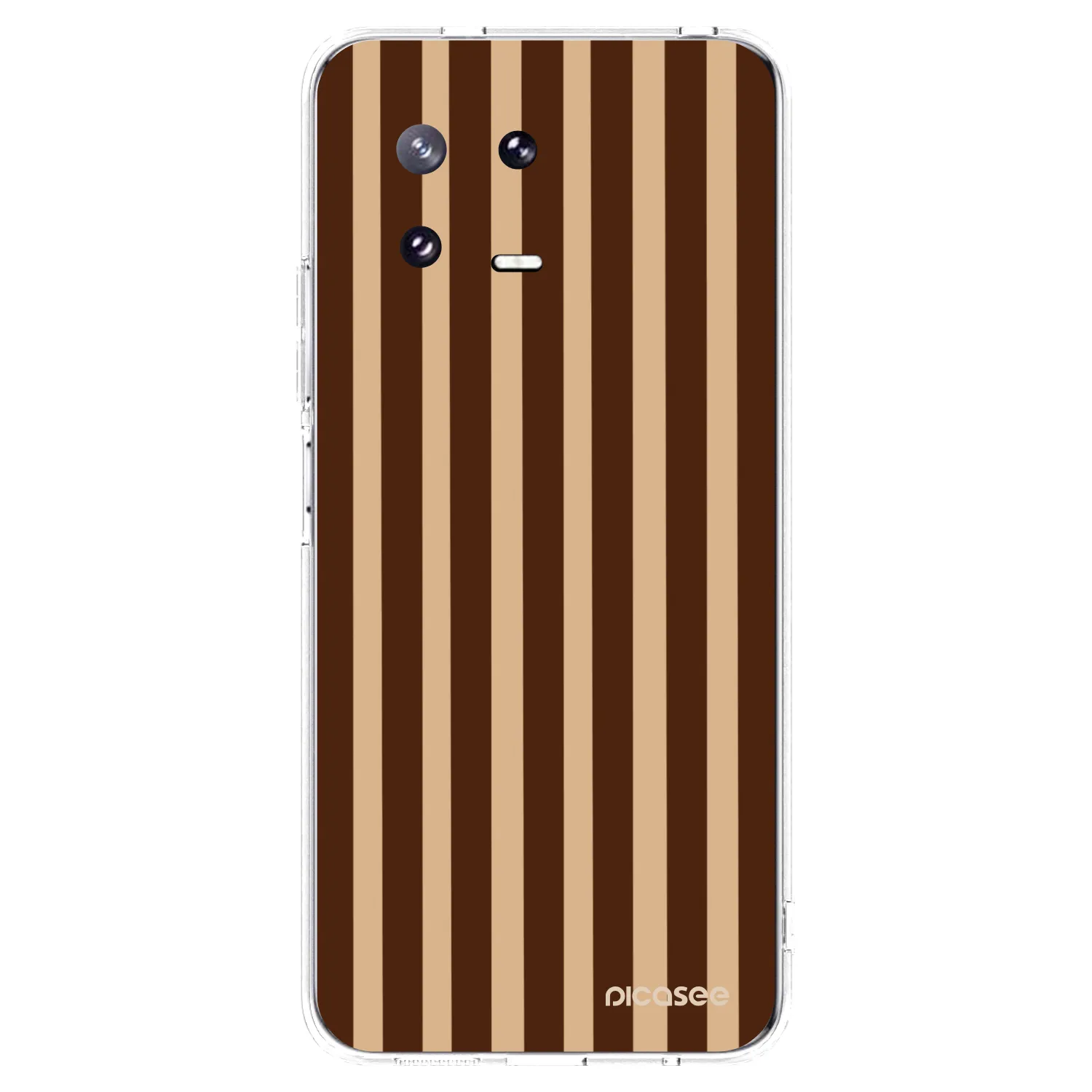 Picasee silikonska prozirna maskica za Xiaomi 13 Pro - Brown lines