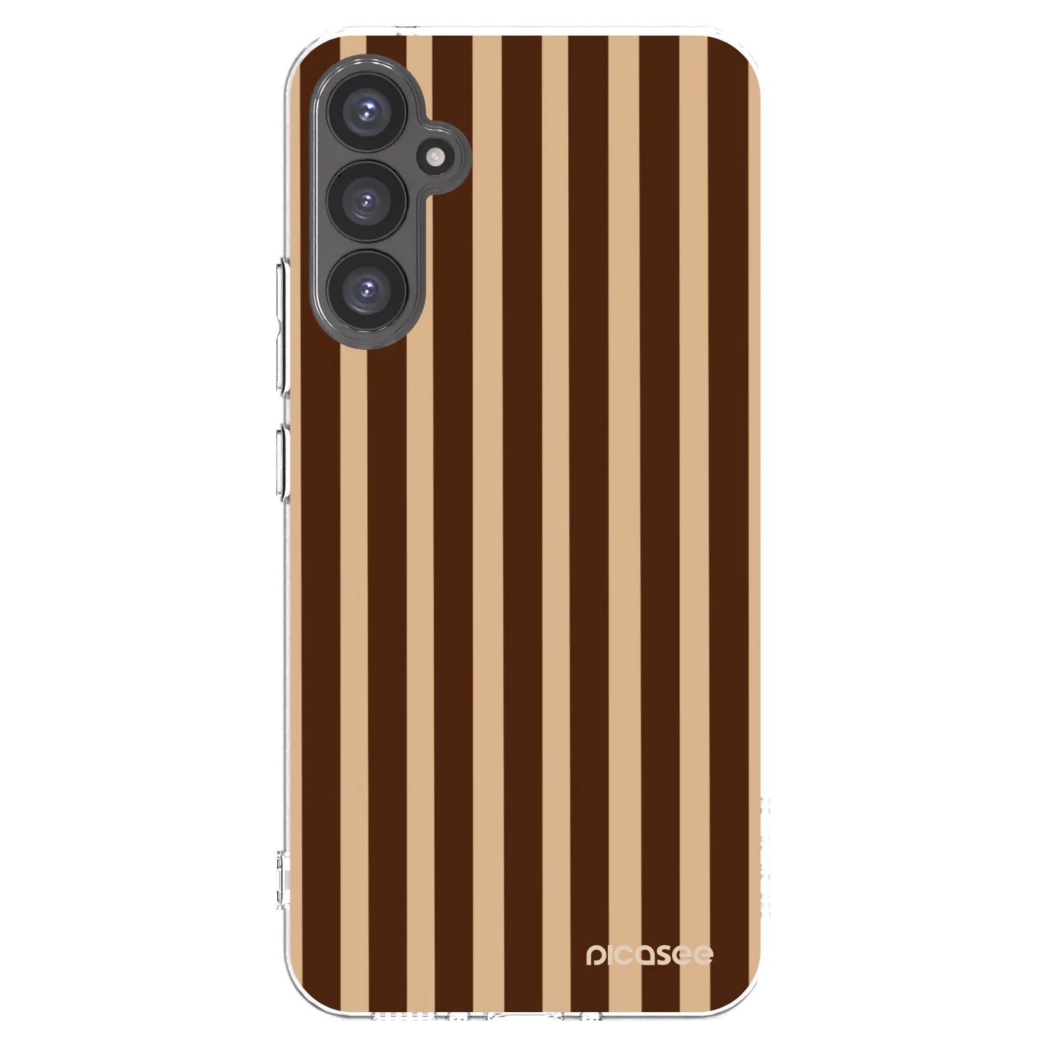 Picasee silikonska prozirna maskica za Samsung Galaxy A34 5G A346B - Brown lines
