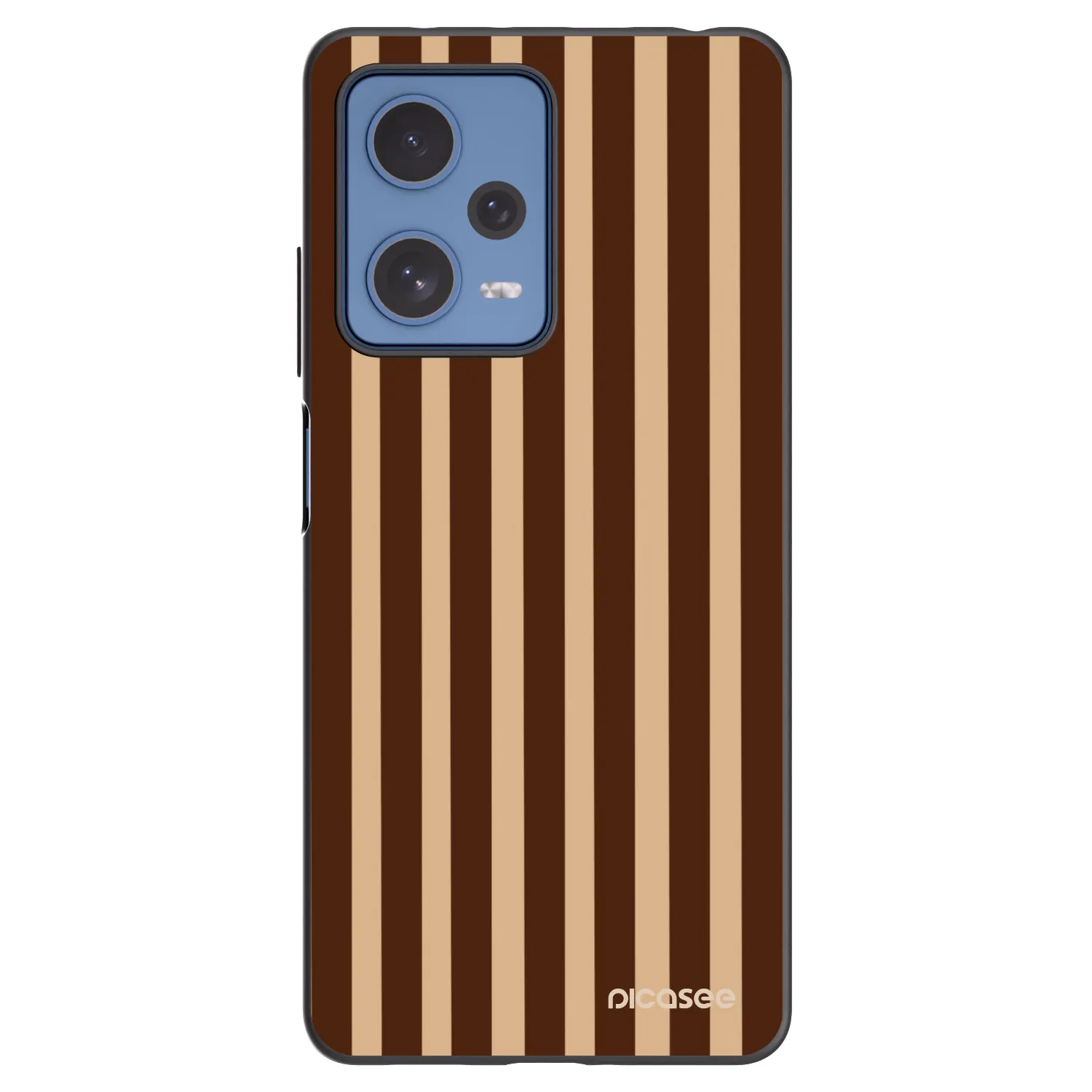 Picasee crna silikonska maskica za Xiaomi Redmi Note 12 Pro 5G - Brown lines