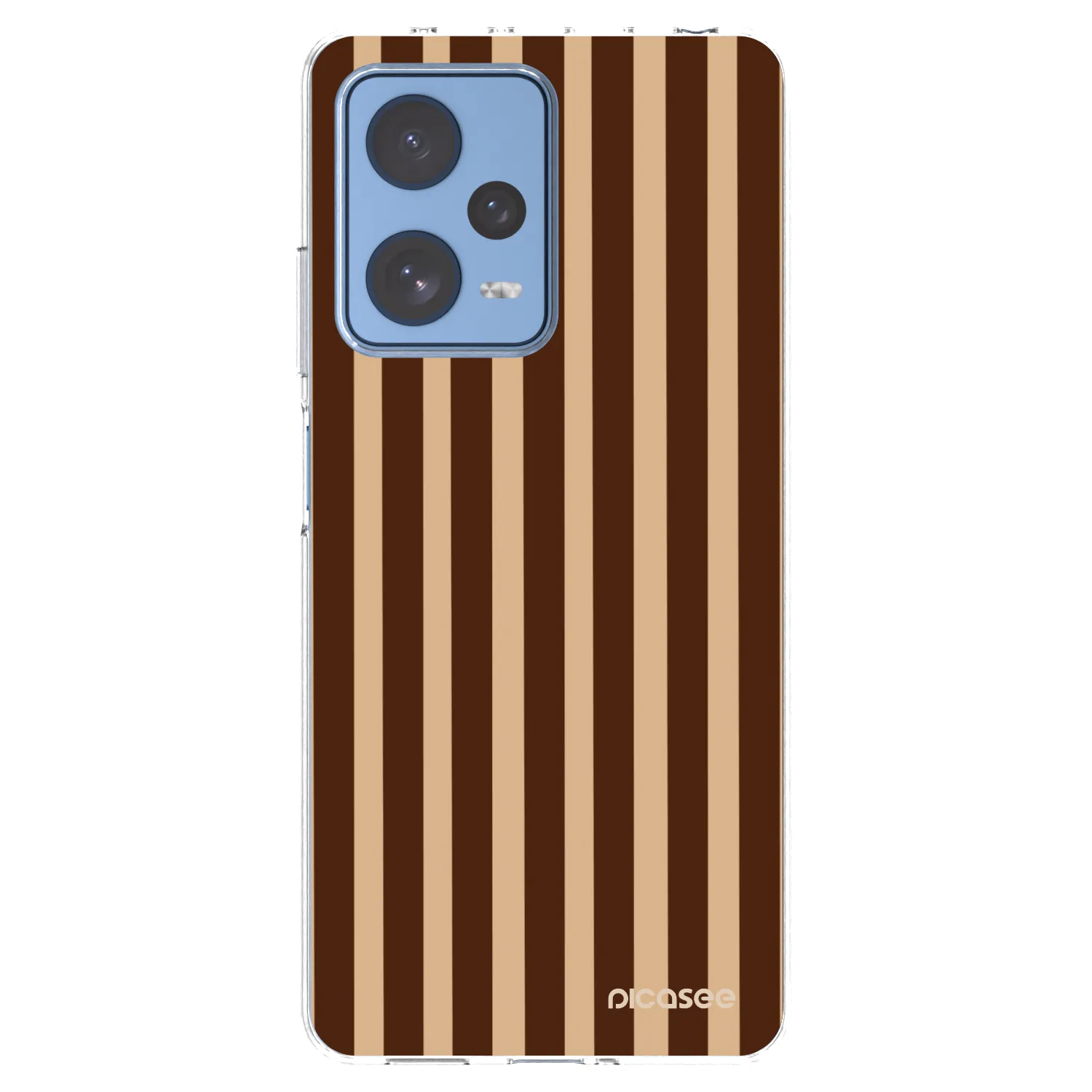 Picasee silikonska prozirna maskica za Xiaomi Redmi Note 12 Pro 5G - Brown lines