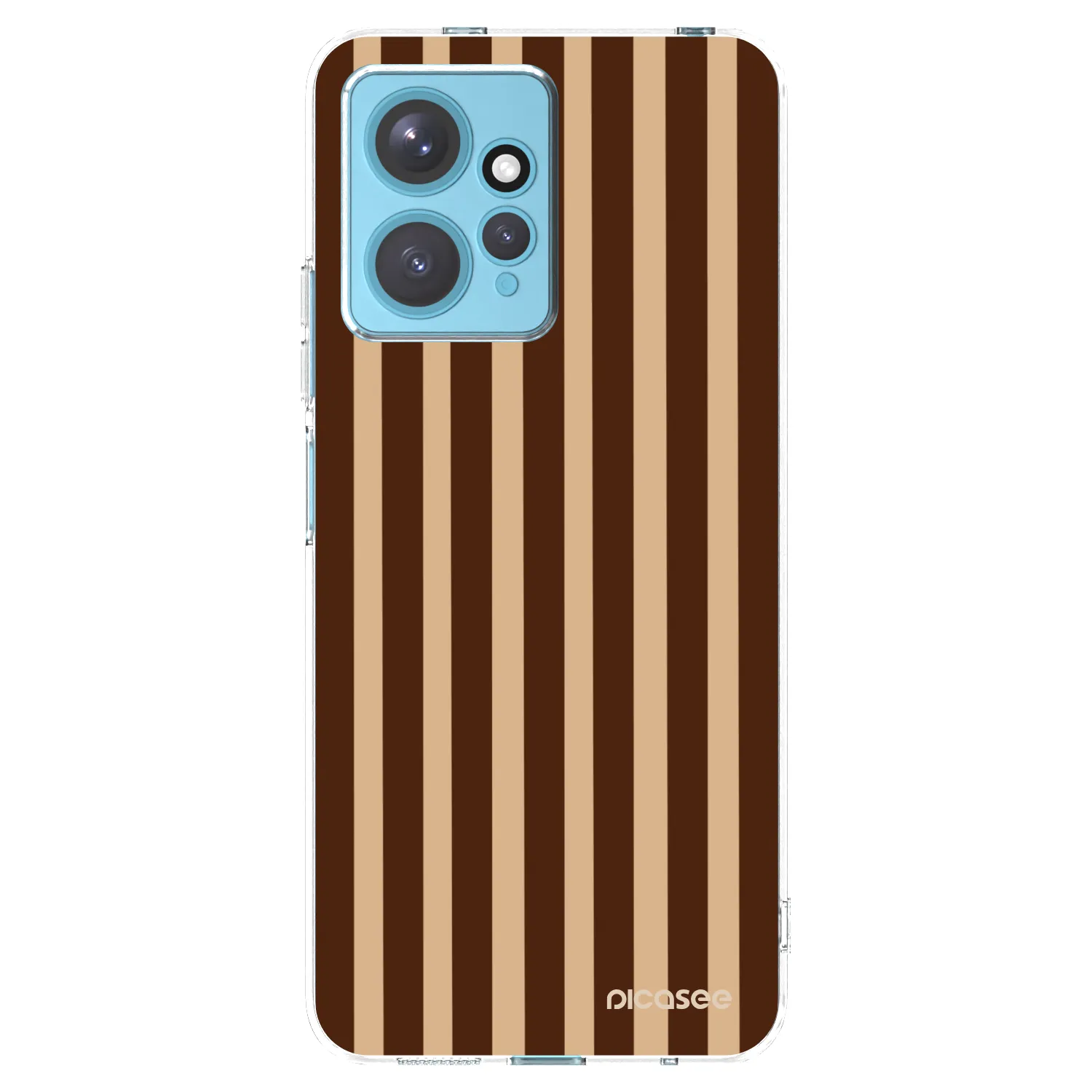 Picasee silikonska prozirna maskica za Xiaomi Redmi Note 12 4G - Brown lines