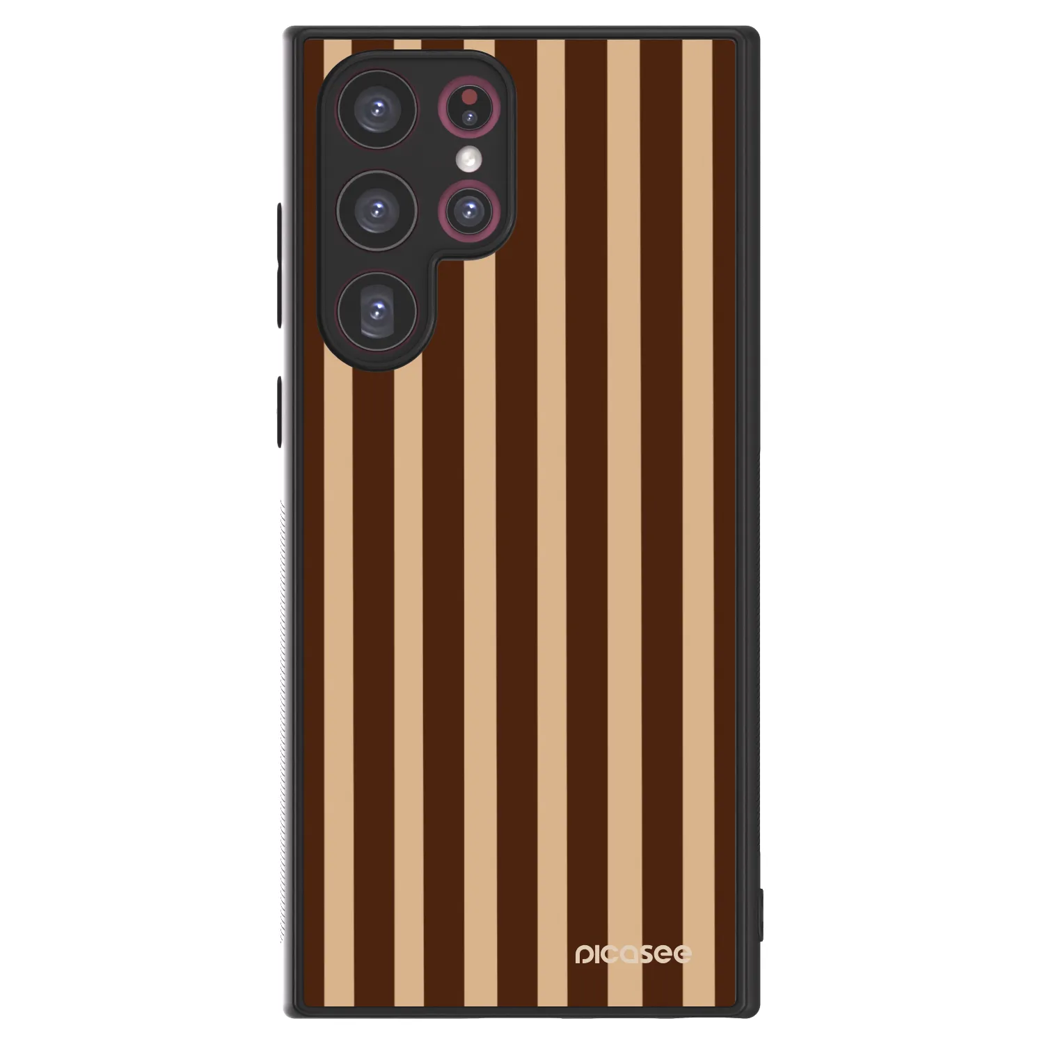 Picasee ULTIMATE CASE PowerShare za Samsung Galaxy S22 Ultra 5G - Brown lines